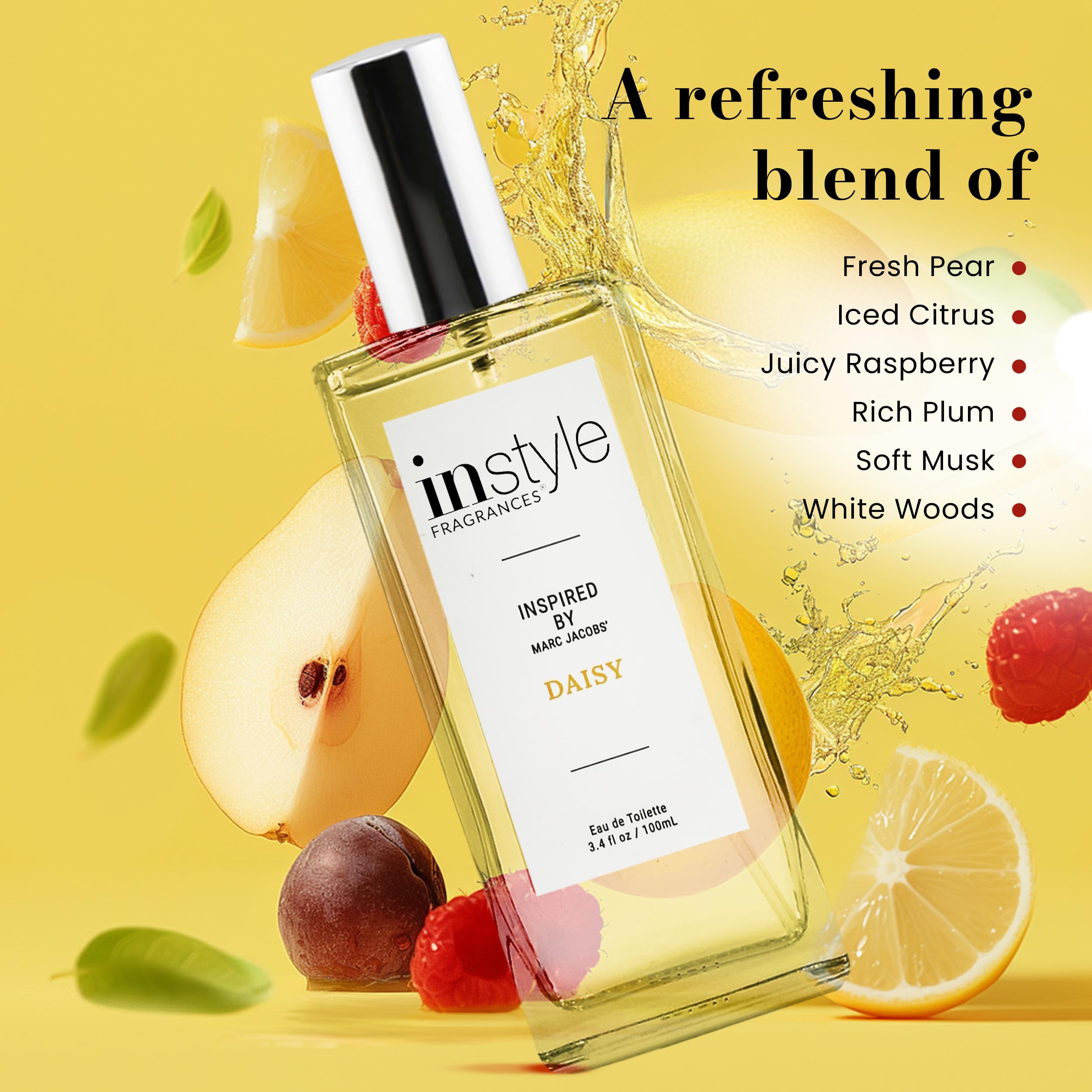 Foto 7 pulgar | Perfume Instyle, Fragancias Inspiradas En Marc Jacobs Daisy, 100 Ml - Venta Internacional.