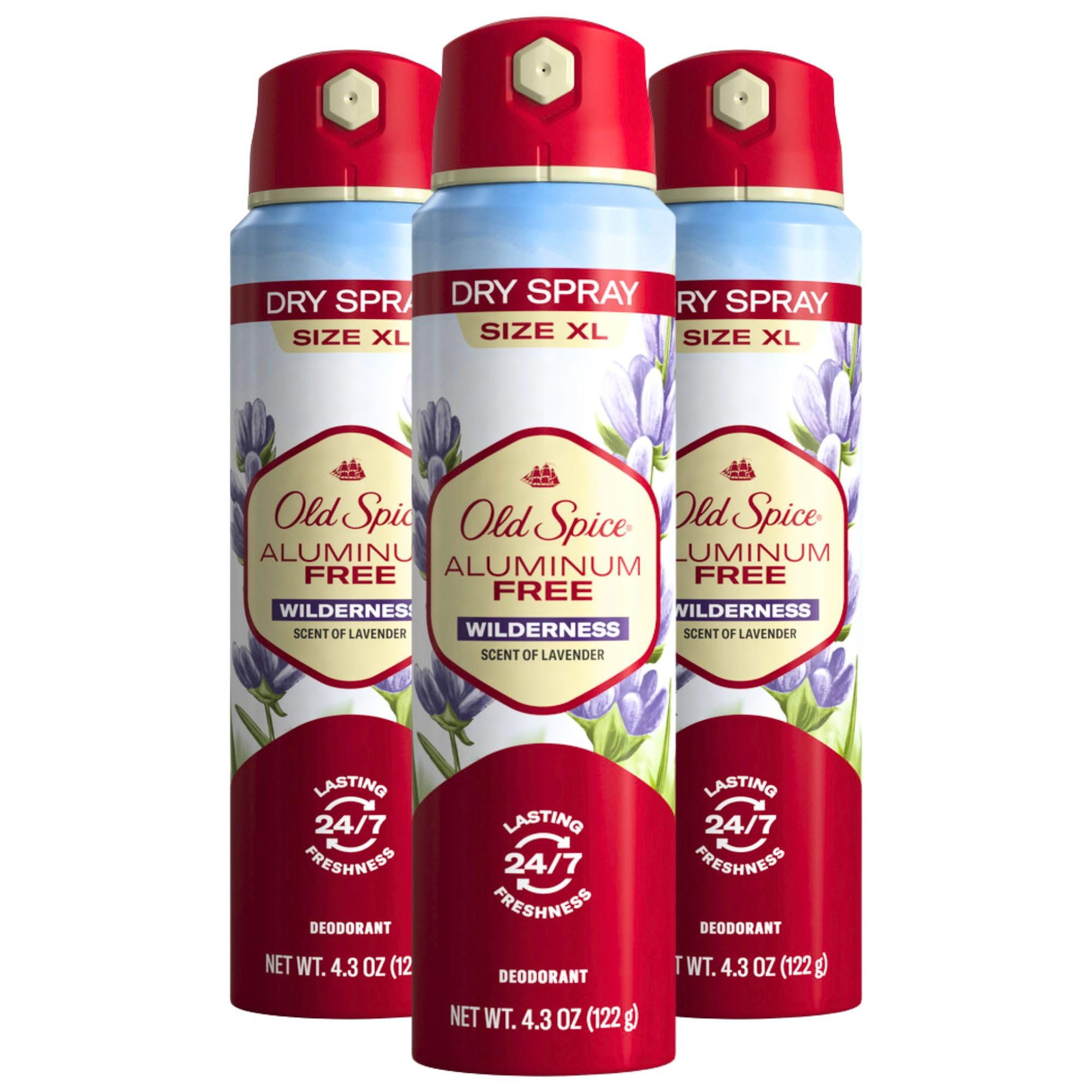 Foto 2 pulgar | Desodorante Old Spice Dry Spray Sin Aluminio 130 ml - Venta Internacional