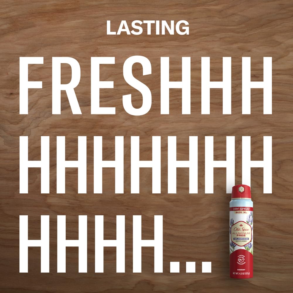 Foto 4 pulgar | Desodorante Old Spice Dry Spray Sin Aluminio 130 ml - Venta Internacional