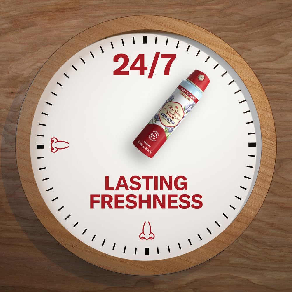 Foto 5 pulgar | Desodorante Old Spice Dry Spray Sin Aluminio 130 ml - Venta Internacional