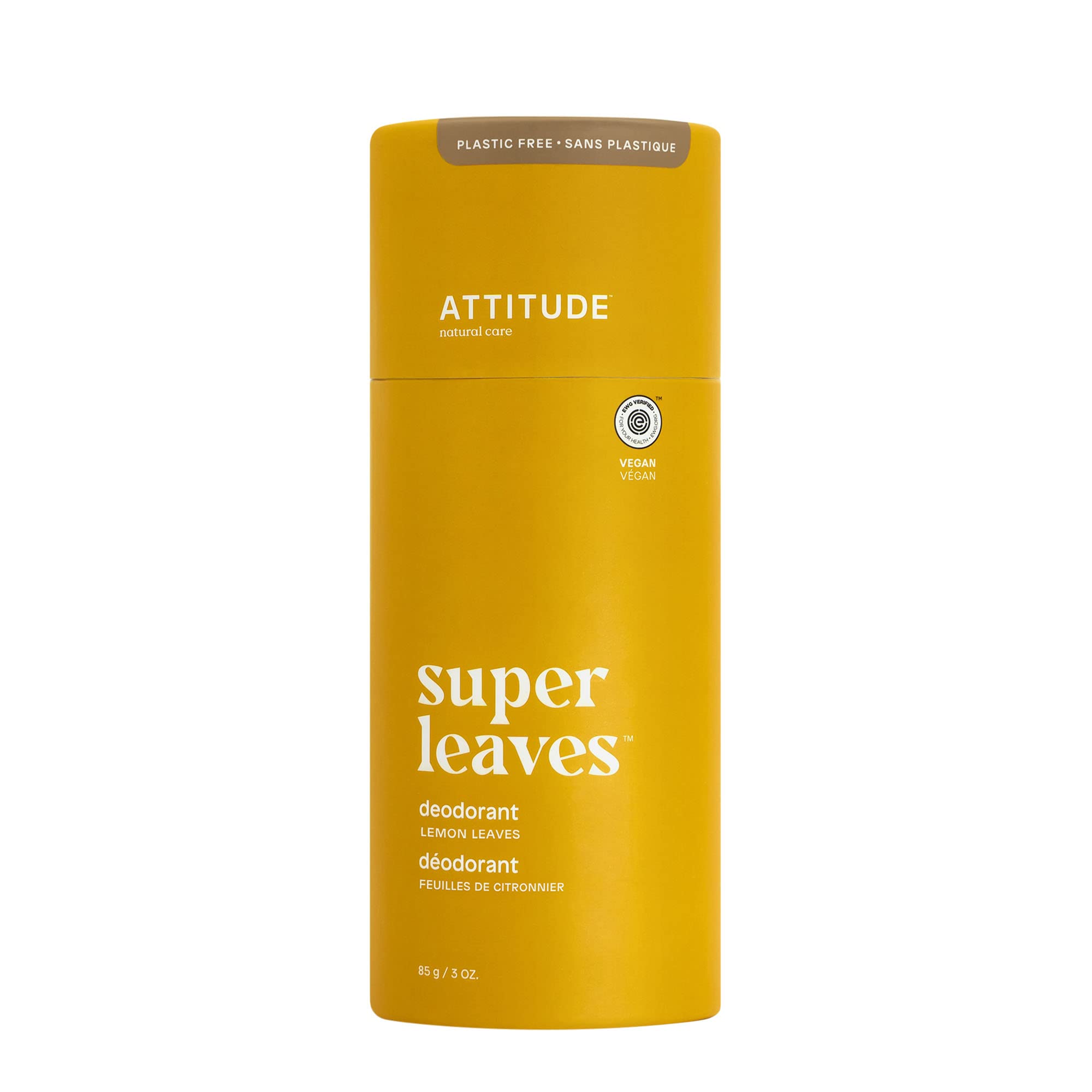 Foto 1 | Desodorante Attitude, Hojas De Limón, Sin Plástico, 90 Ml - Venta Internacional.
