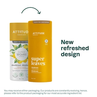 Foto 2 | Desodorante Attitude, Hojas De Limón, Sin Plástico, 90 Ml - Venta Internacional.