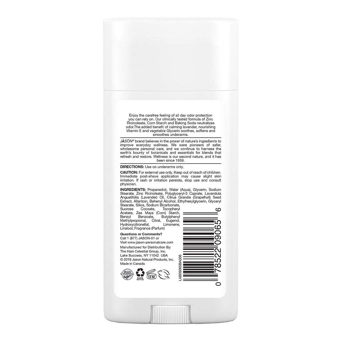 Foto 3 pulgar | Desodorante En Barra Jason Calming Lavender, 75 Ml, Sin Aluminio - Venta Internacional.
