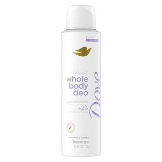 Foto 1 | Desodorante En Aerosol Dove Whole Body Deo, Coco Y Vainilla, 120 Ml - Venta Internacional.