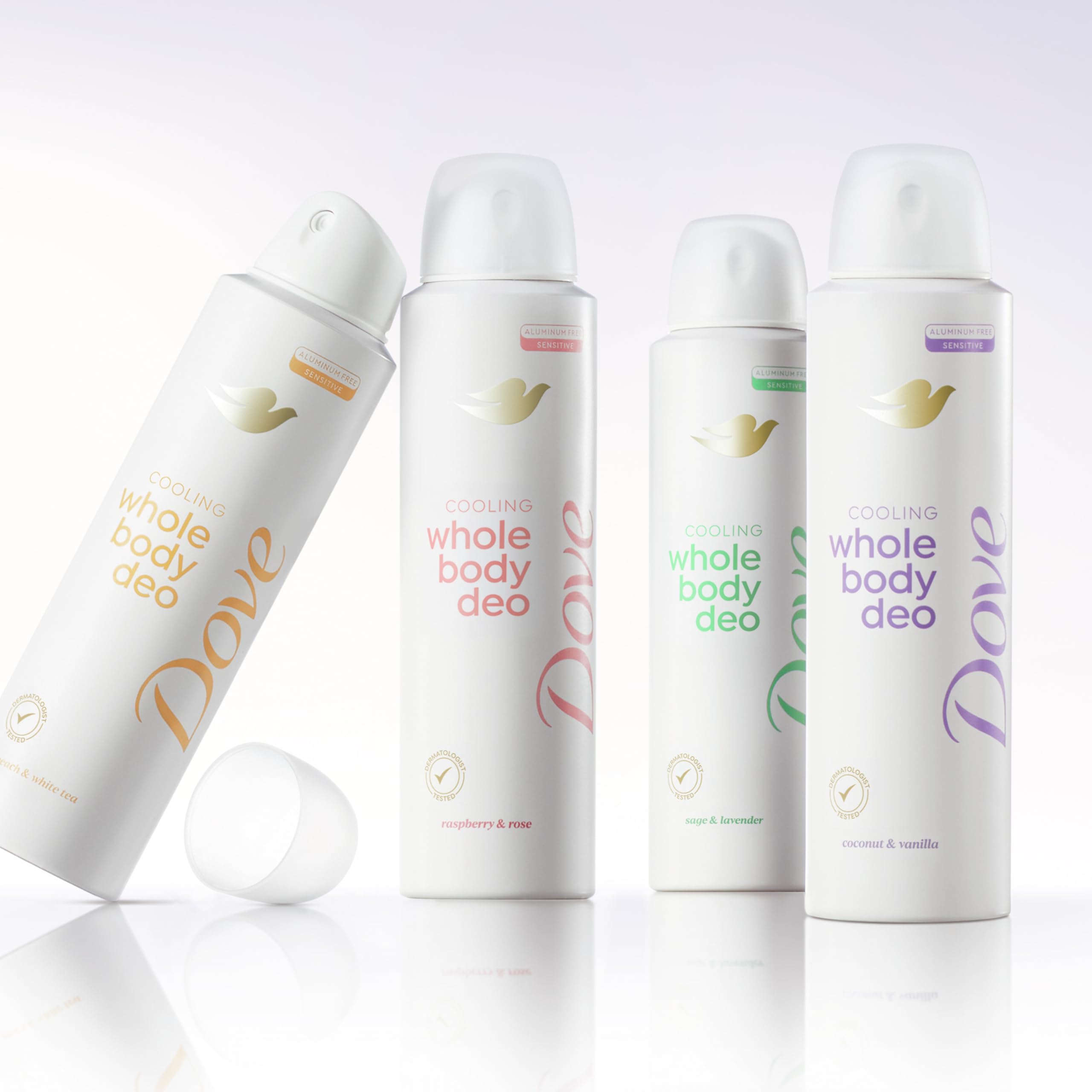 Foto 2 | Desodorante En Aerosol Dove Whole Body Deo, Coco Y Vainilla, 120 Ml - Venta Internacional.