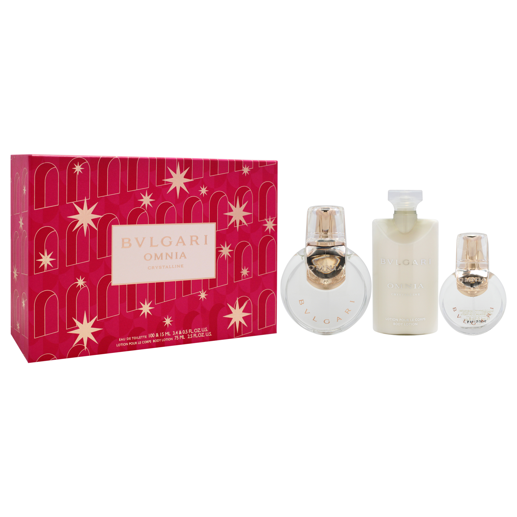 Foto 3 | Perfume Bvlgari Omnia Crystalline Edt De 100 Ml Para Mujer, 3 Unidades, S - Venta Internacional.
