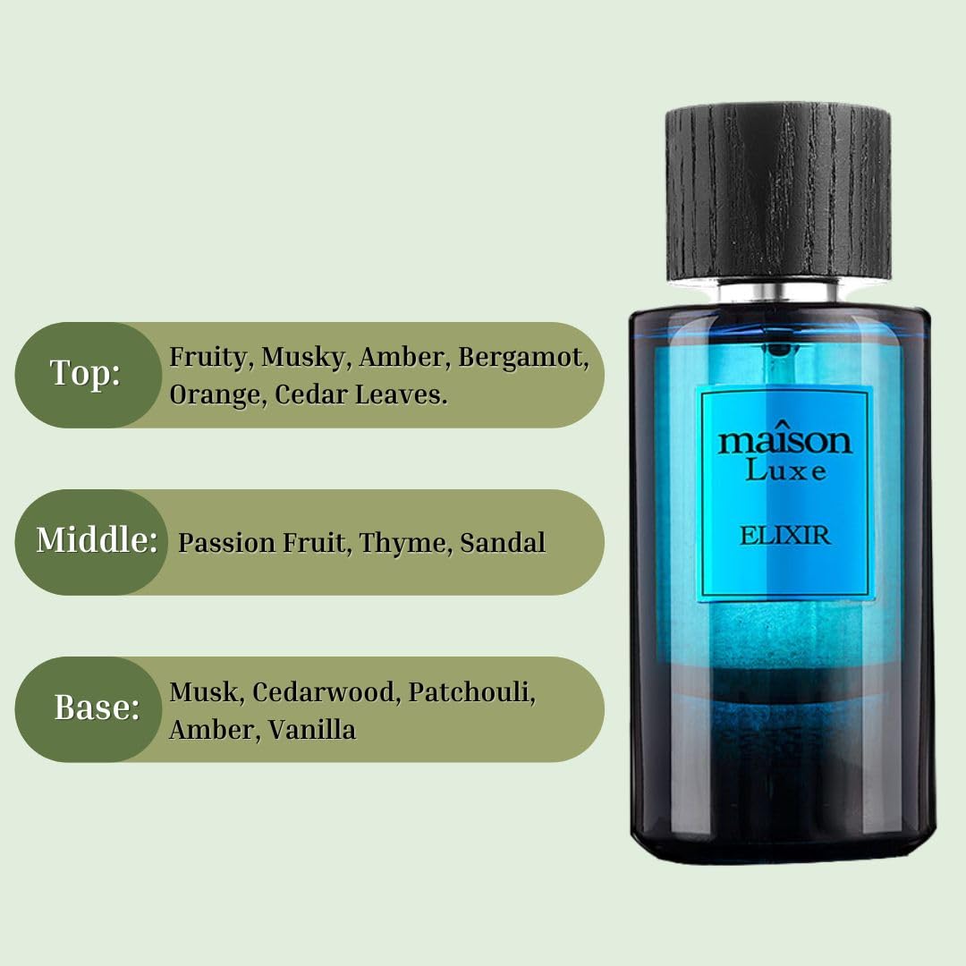 Foto 4 | Perfume Hamidi Maison Luxe Elixir Eau De Parfum 110 Ml Para Mujeres Y Hombres - Venta Internacional.