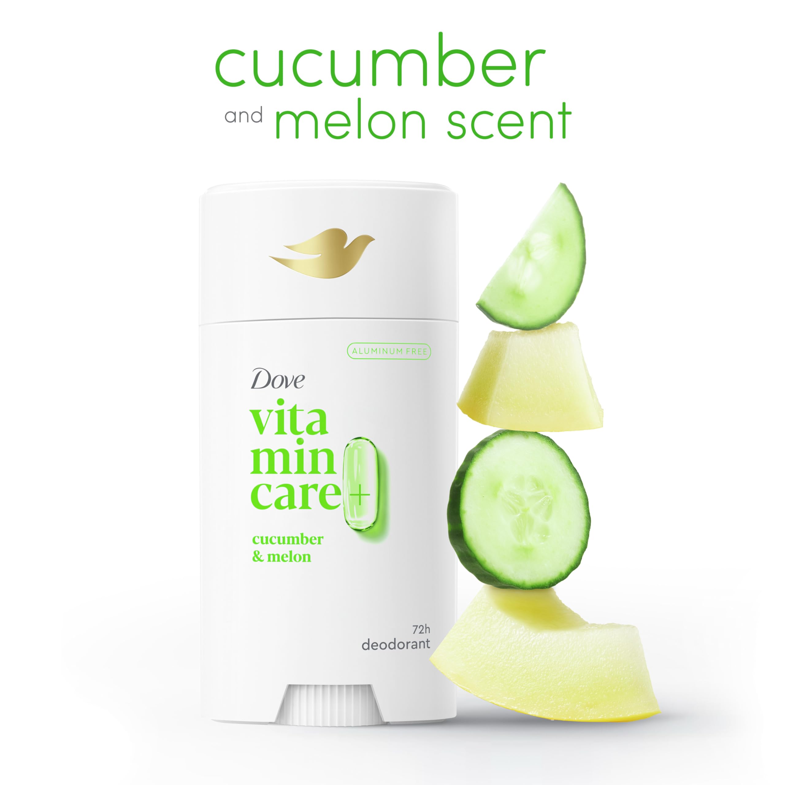 Foto 4 pulgar | Desodorante En Barra Dove Vitamincare+ De Pepino Y Melón, 75 Ml, Para Mujer - Venta Internacional.