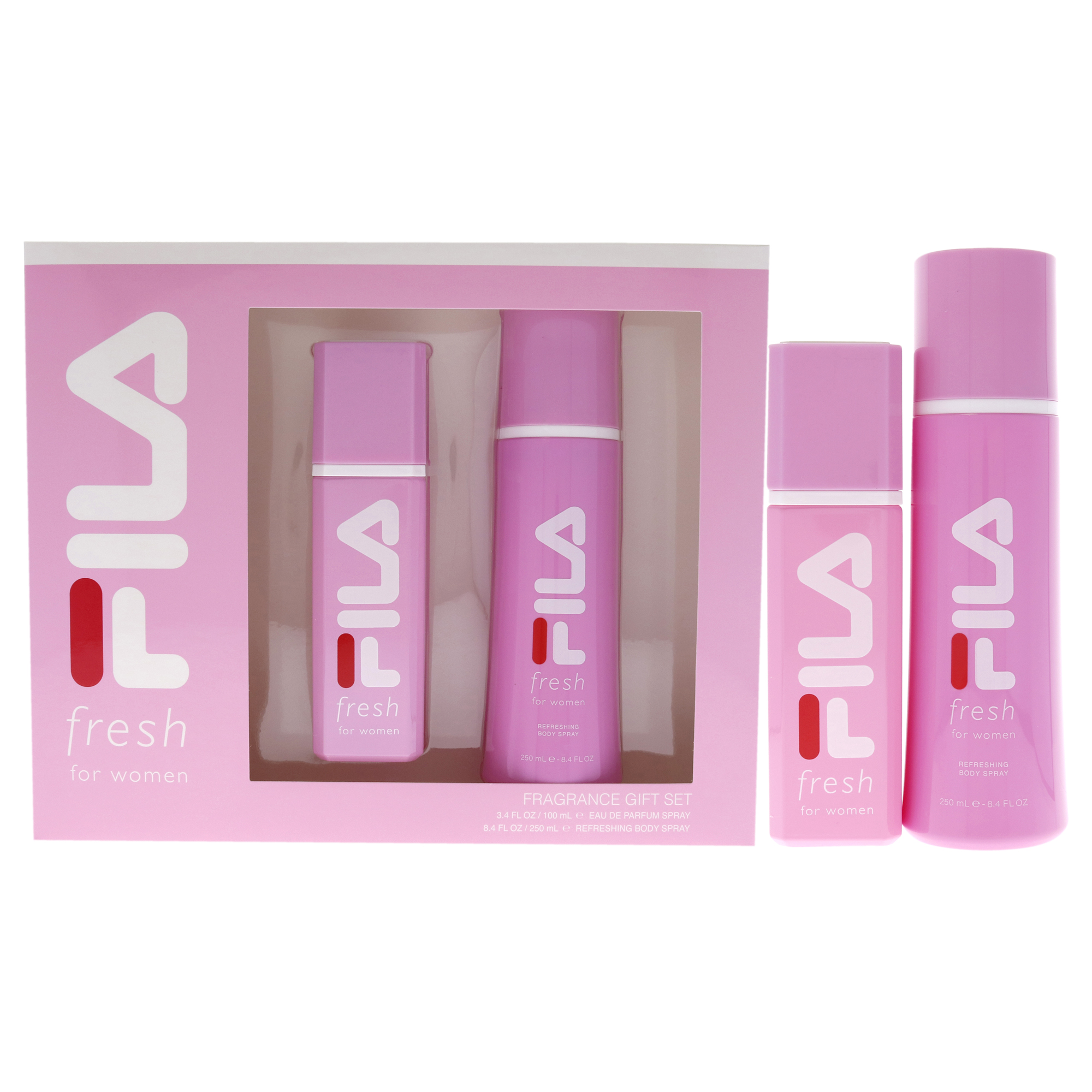 Foto 2 pulgar | Set De Regalo Perfume Fila Fresh Fila Edp En Aerosol De 100 Ml Para Mujer - Venta Internacional.