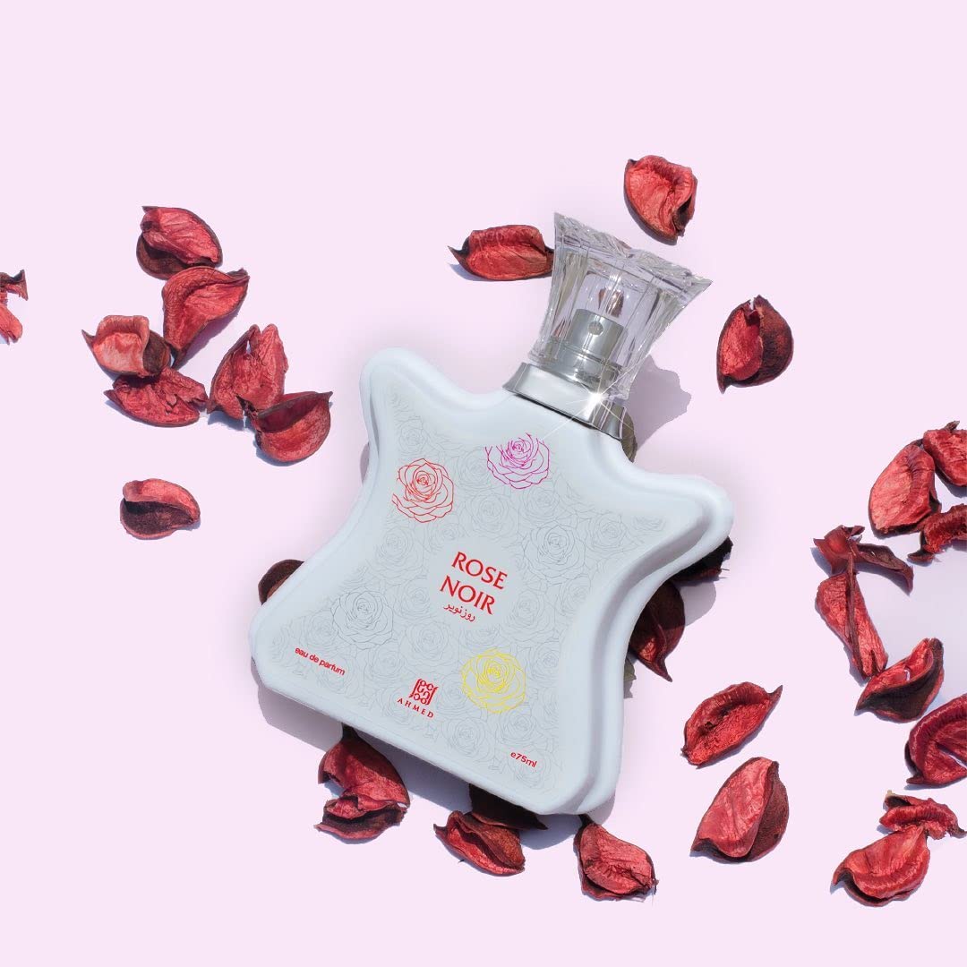 Foto 5 pulgar | Perfume Ahmed Rose Noir Eau De Parfum 75 Ml Para Mujer - Venta Internacional.