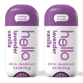 Foto 1 | Desodorante Hello Lavender, Vainilla, Libre De Aluminio, 75 Ml, Paquete De 2 - Venta Internacional.