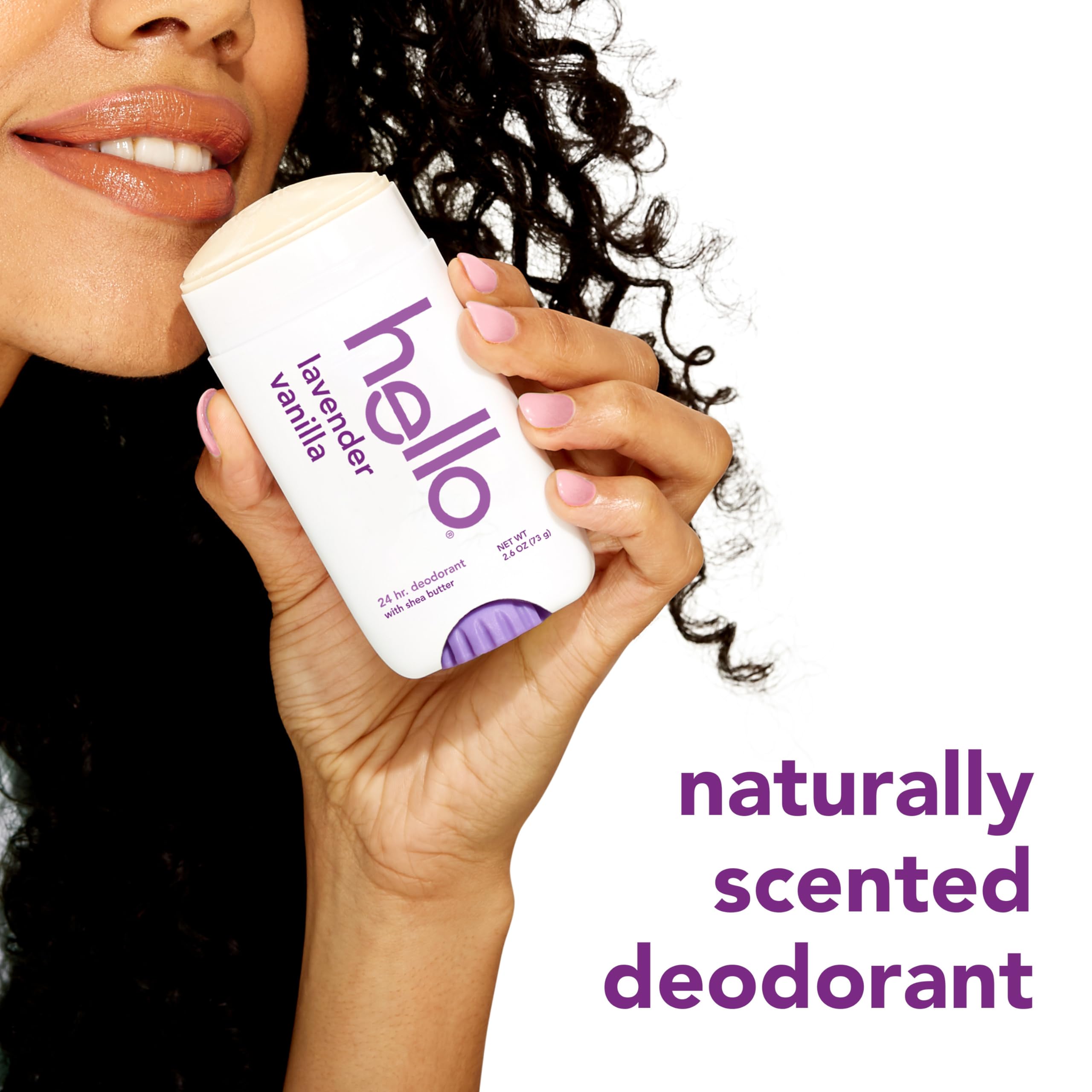 Foto 6 pulgar | Desodorante Hello Lavender, Vainilla, Libre De Aluminio, 75 Ml, Paquete De 2 - Venta Internacional.