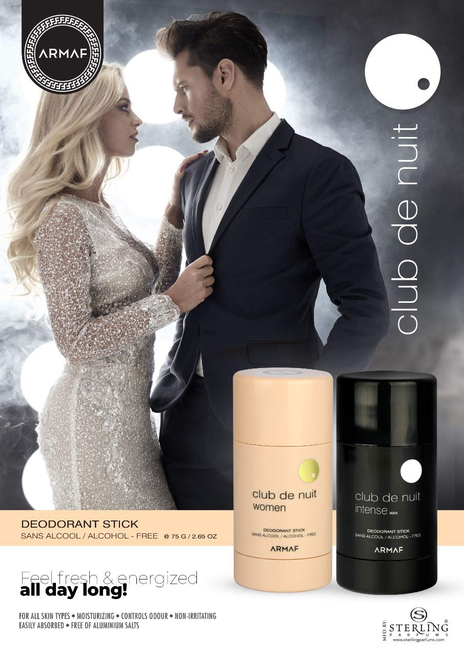 Foto 3 | Desodorante En Barra Armaf Club De Nuit Para Mujer, 75 Ml, 24 Horas - Venta Internacional.