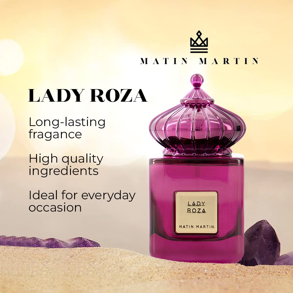 Foto 5 pulgar | Perfume Matin Martin Lady Roza Eau De Parfum Para Mujer 100 Ml - Venta Internacional.