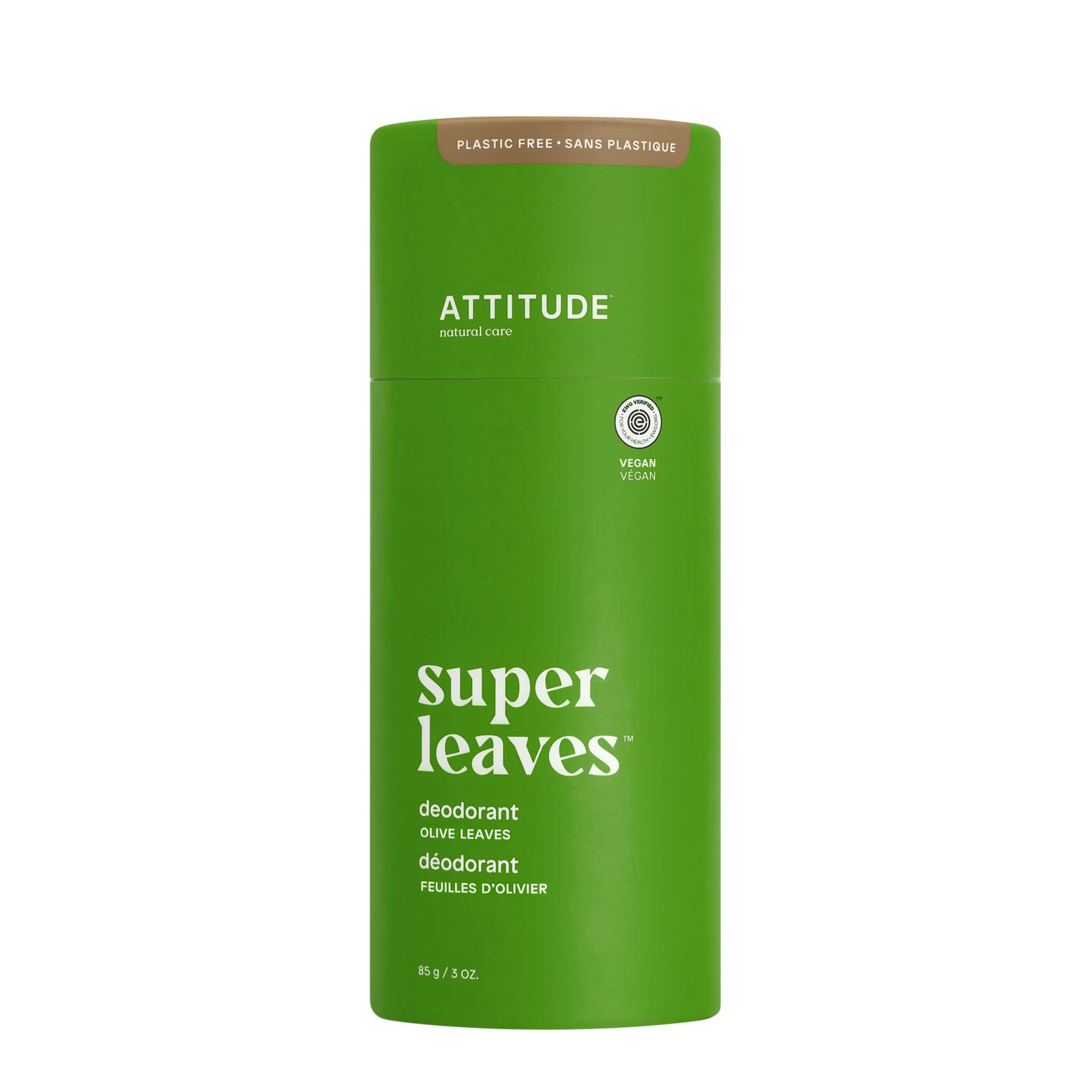 Foto 1 | Desodorante Attitude, Sin Plástico, Sin Aluminio, 90 Ml, Hojas De Olivo - Venta Internacional.