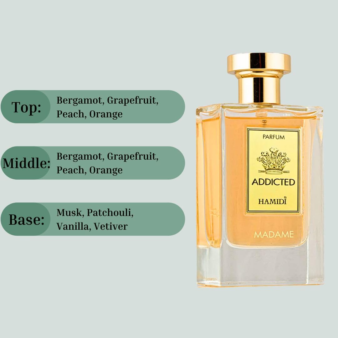 Foto 7 pulgar | Perfume Hamidi Addicted Madame Edp 120 Ml (120 Ml/4 Oz) Para Mujer - Venta Internacional.