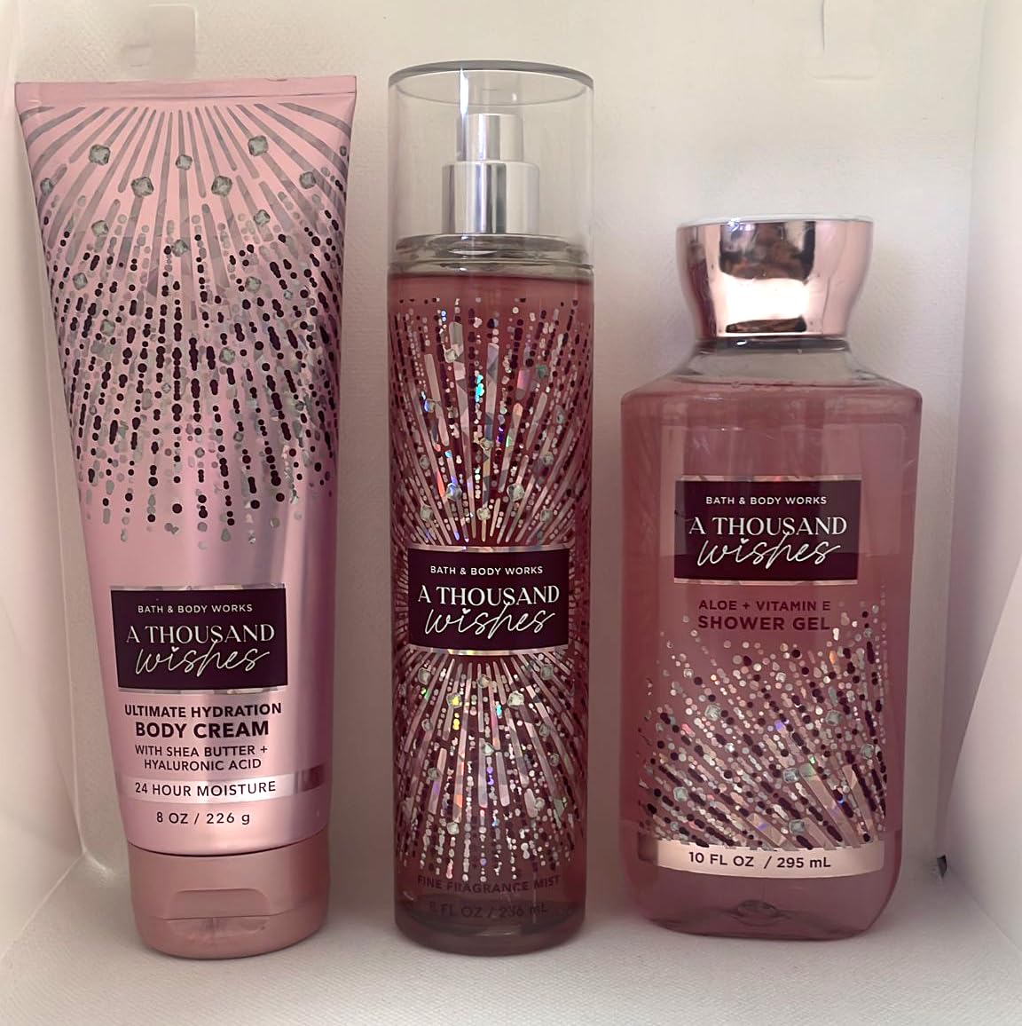 Foto 2 pulgar | Set De Cuidado Corporal Bath & Body Works A Thousand Wishes 300 Ml - Venta Internacional.