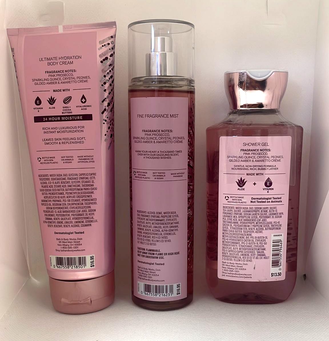 Foto 3 pulgar | Set De Cuidado Corporal Bath & Body Works A Thousand Wishes 300 Ml - Venta Internacional.