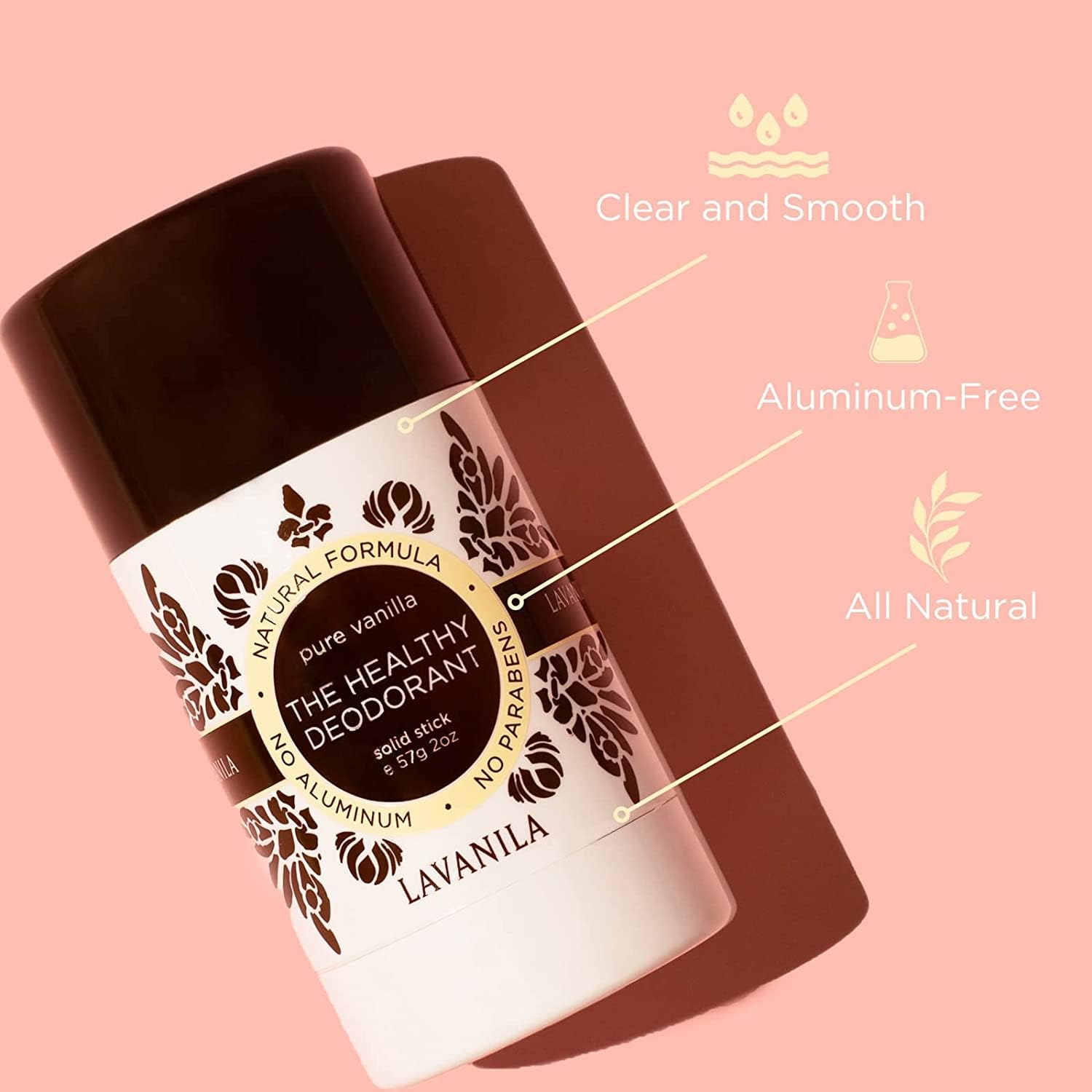 Foto 7 pulgar | Desodorante Lavanila Sport Luxe + Pure Vanilla, 60 Ml, Sin Aluminio - Venta Internacional.
