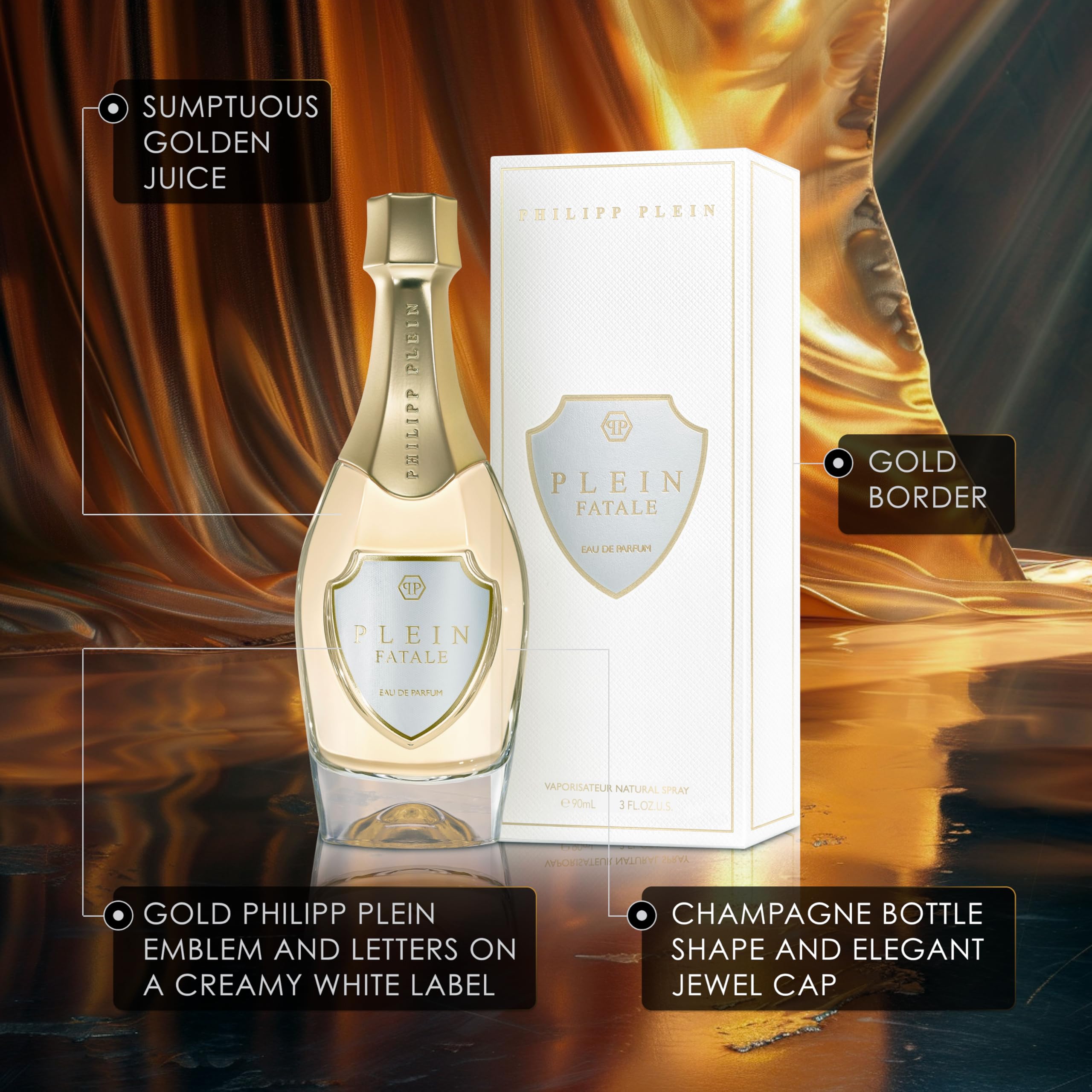 Foto 3 pulgar | Perfume Philipp Plein Plein Fatale Eau De Parfum Para Mujer, 90 Ml - Venta Internacional.