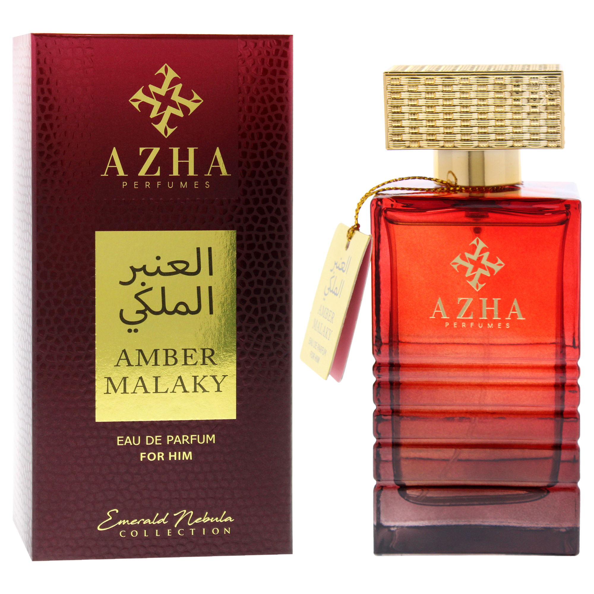 Foto 4 pulgar | Perfume Azha Emerald Nebula Amber Malaky Edp 100 Ml Para Mujer - Venta Internacional.