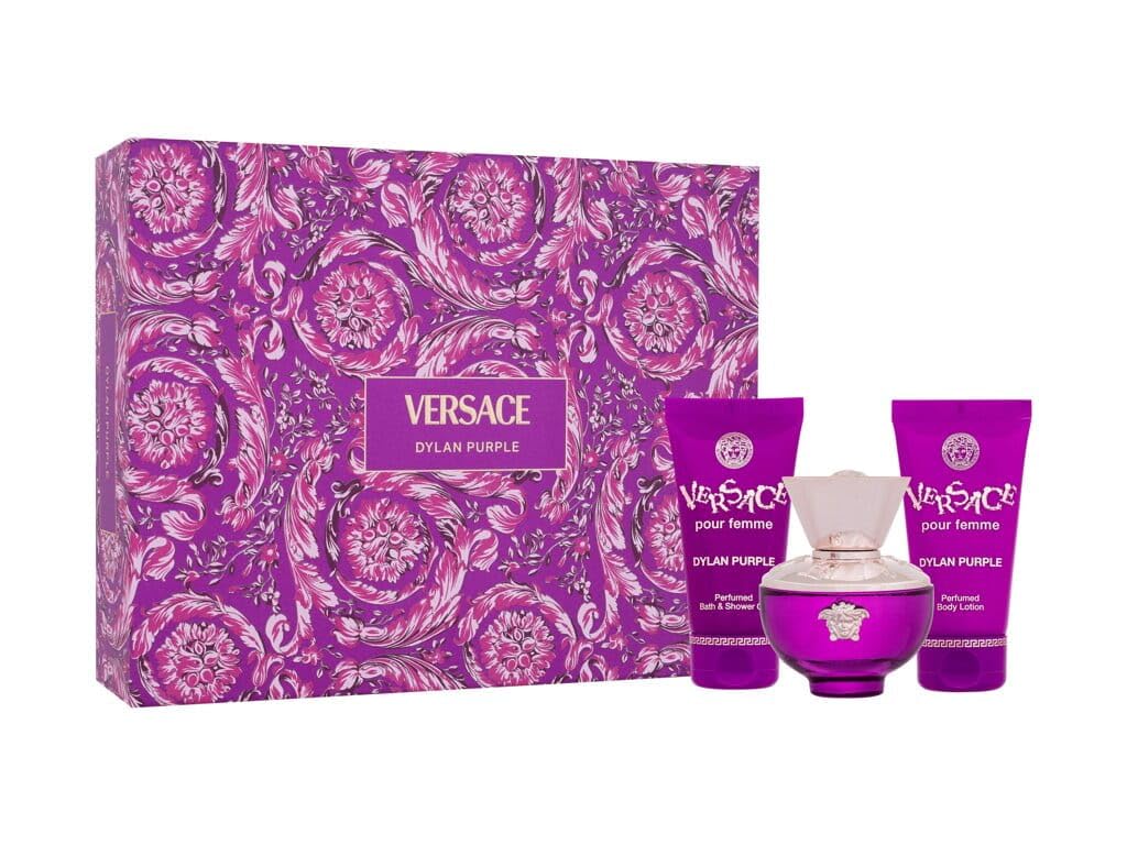 Foto 2 pulgar | Set De Regalo Perfume Versace Dylan Purple Para Mujer, 50 Ml, 3 Piezas - Venta Internacional.