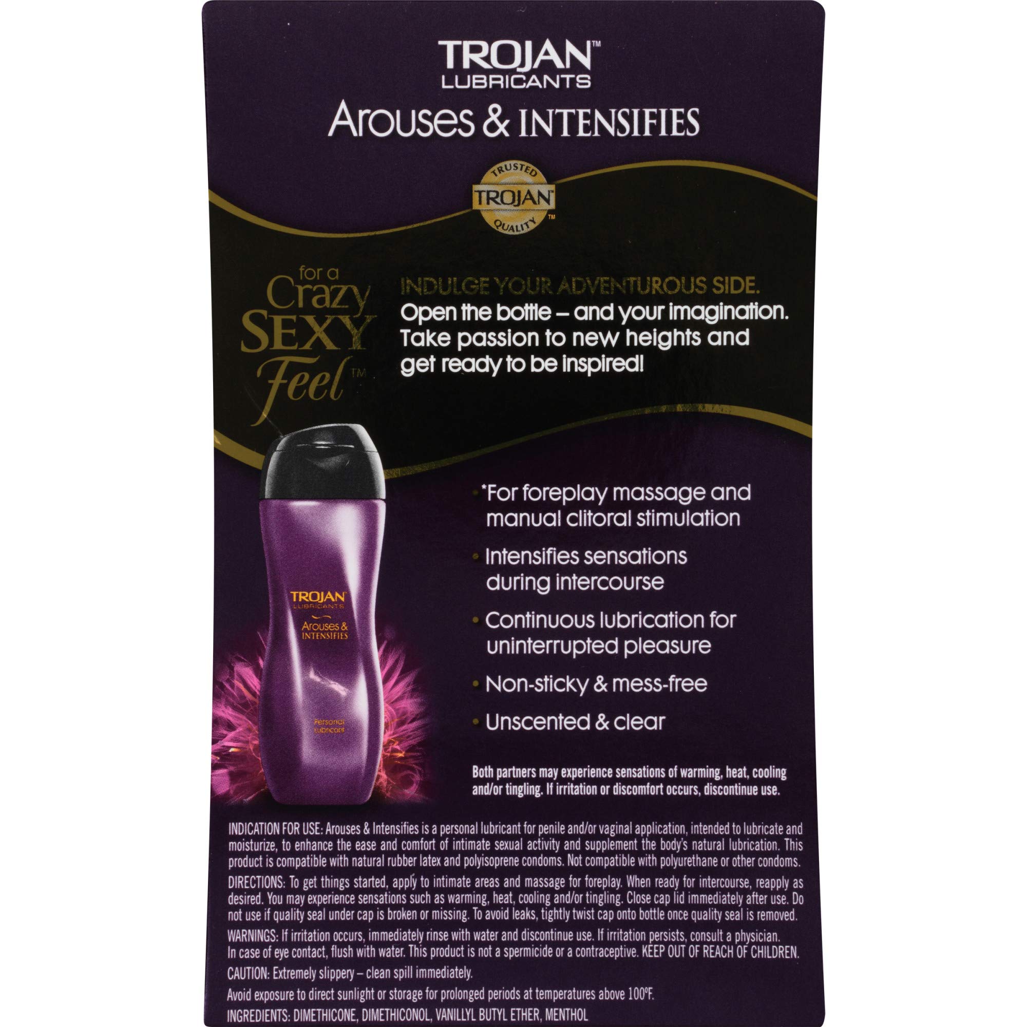 Foto 3 pulgar | El Lubricante Personal Trojan Despierta E Intensifica 90 Ml - Venta Internacional.