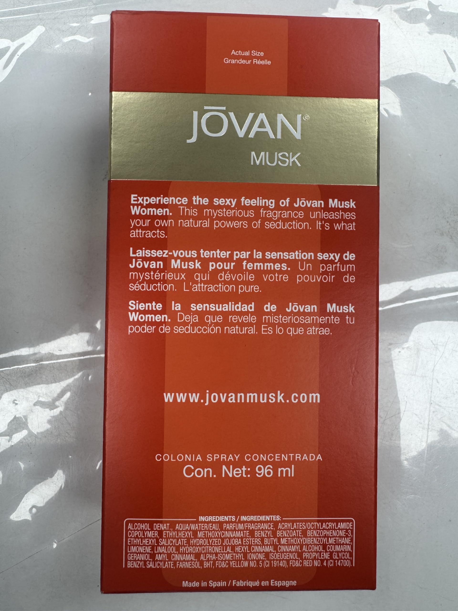 Foto 2 pulgar | Colonia Concentrada Perfume Jovan Musk Para Mujer, 96 Ml (paquete De 2) - Venta Internacional.
