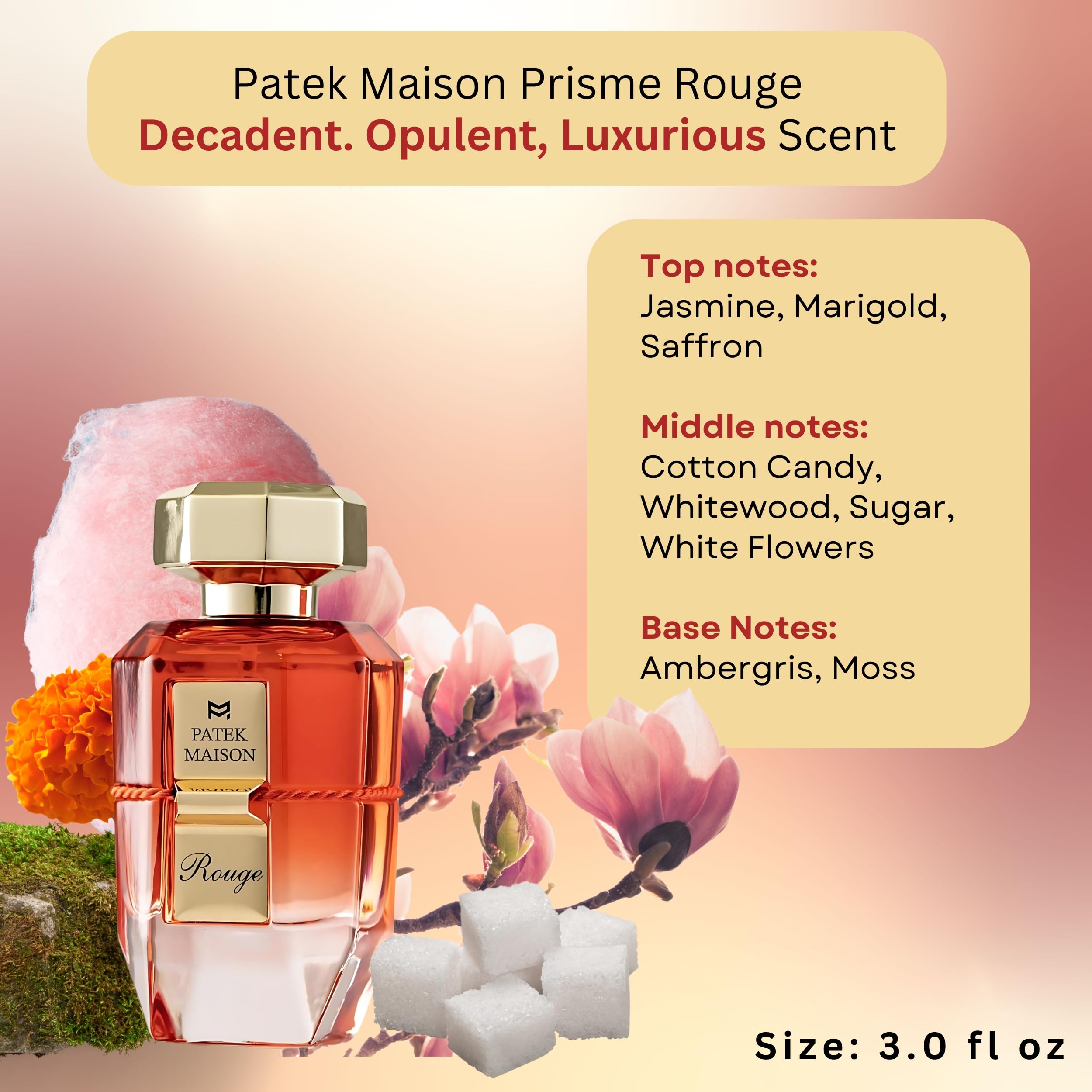 Foto 3 pulgar | Perfume Patek Maison Prisme Rouge Eau De Parfum Travel, 90 Ml - Venta Internacional.