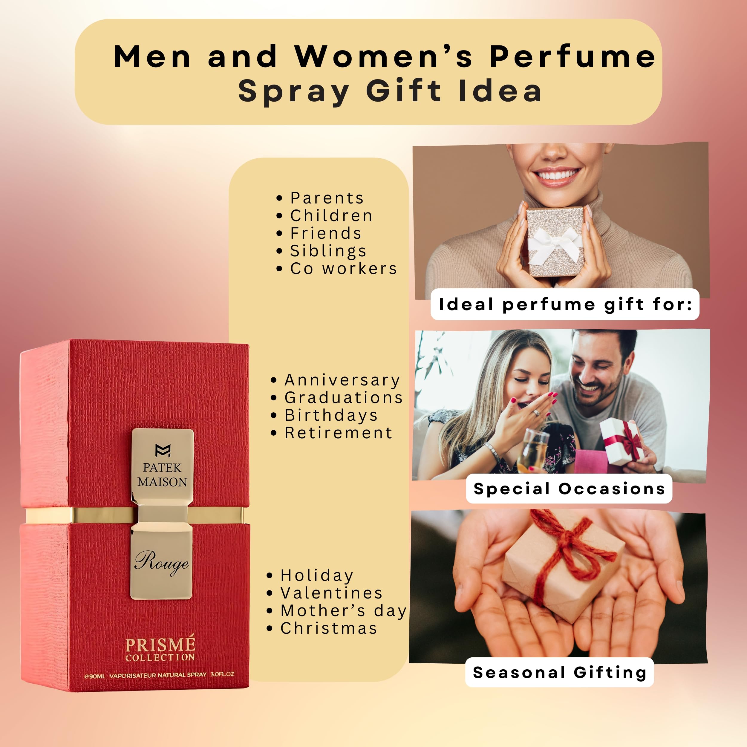 Foto 5 pulgar | Perfume Patek Maison Prisme Rouge Eau De Parfum Travel, 90 Ml - Venta Internacional.
