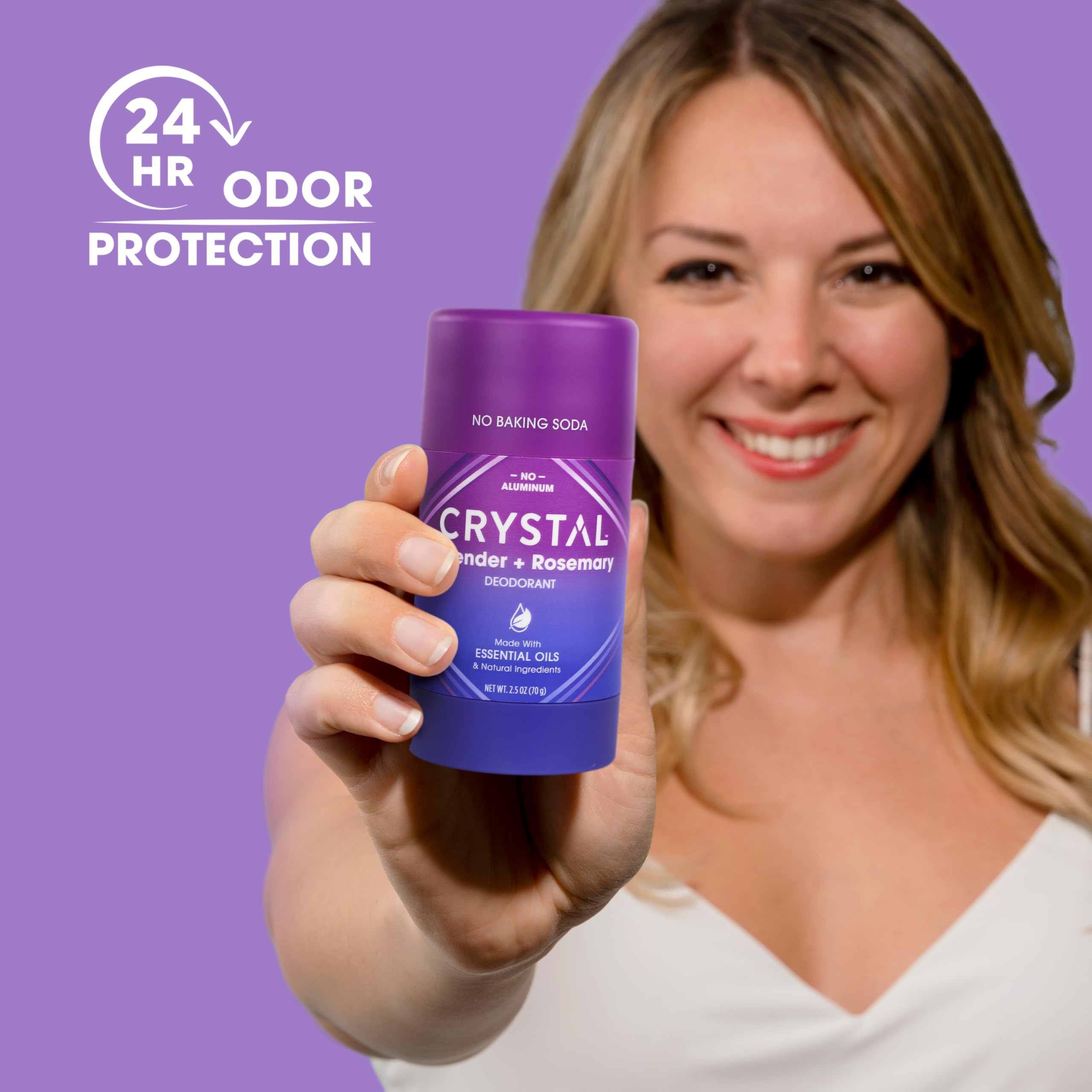 Foto 3 pulgar | Desodorante Crystal Essence En Barra De Magnesio, 75 Ml, Lavanda Y Romero - Venta Internacional.
