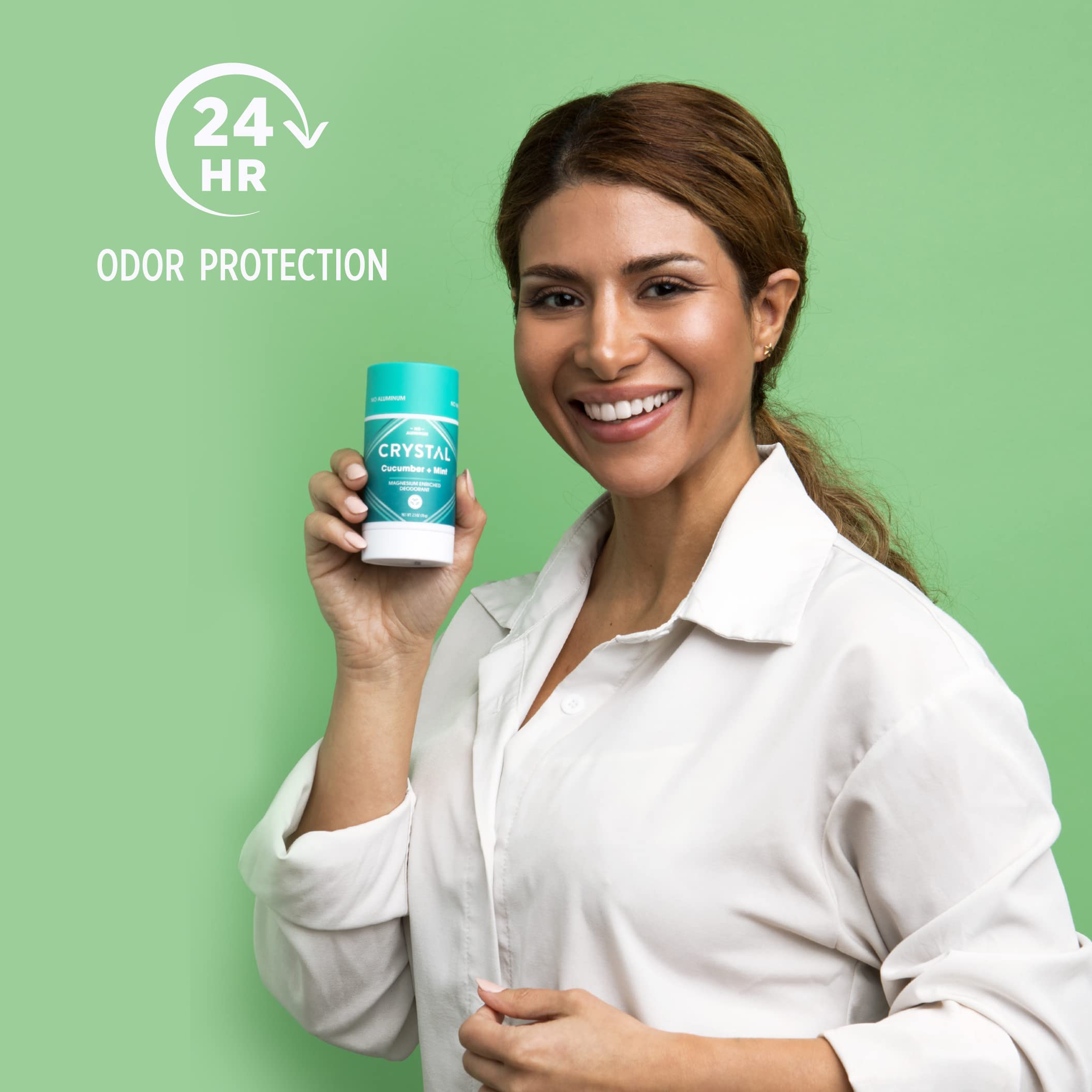 Foto 3 pulgar | Desodorante Crystal Essence En Barra De Magnesio, 75 Ml, Pepino Y Menta - Venta Internacional.