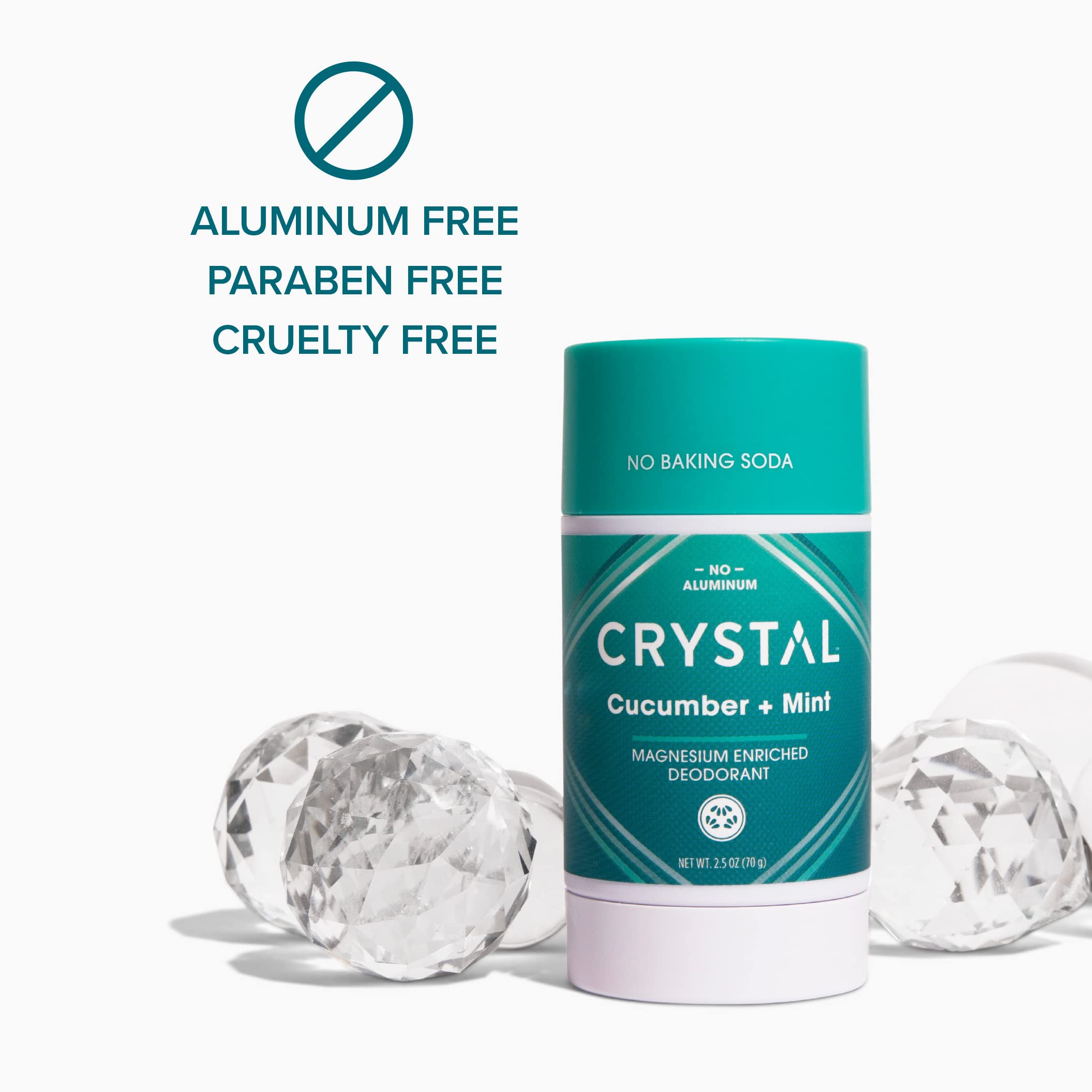 Foto 4 pulgar | Desodorante Crystal Essence En Barra De Magnesio, 75 Ml, Pepino Y Menta - Venta Internacional.