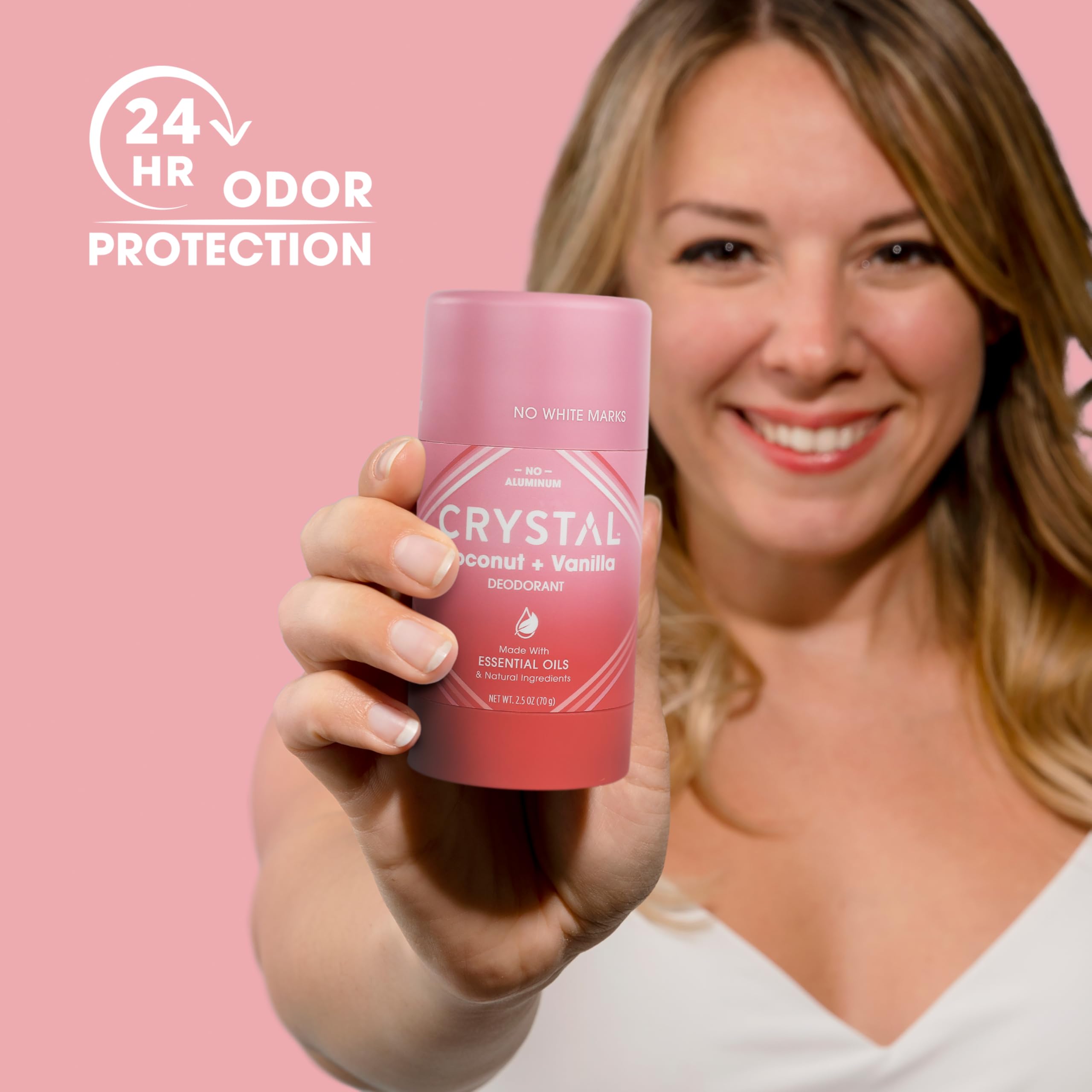 Foto 3 pulgar | Desodorante Crystal Essence En Barra De Magnesio, 75 Ml, Coco Y Vainilla - Venta Internacional.