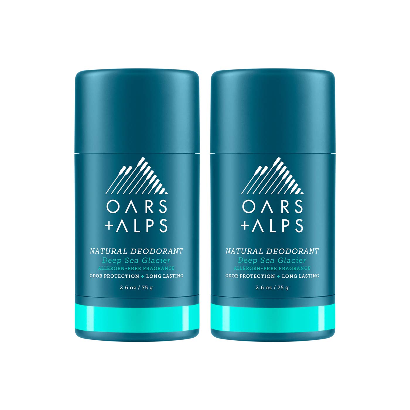 Foto 2 pulgar | Desodorante Oars + Alps, Sin Aluminio, Deep Sea Glacier, 75 Ml, Paquete De 2 - Venta Internacional.