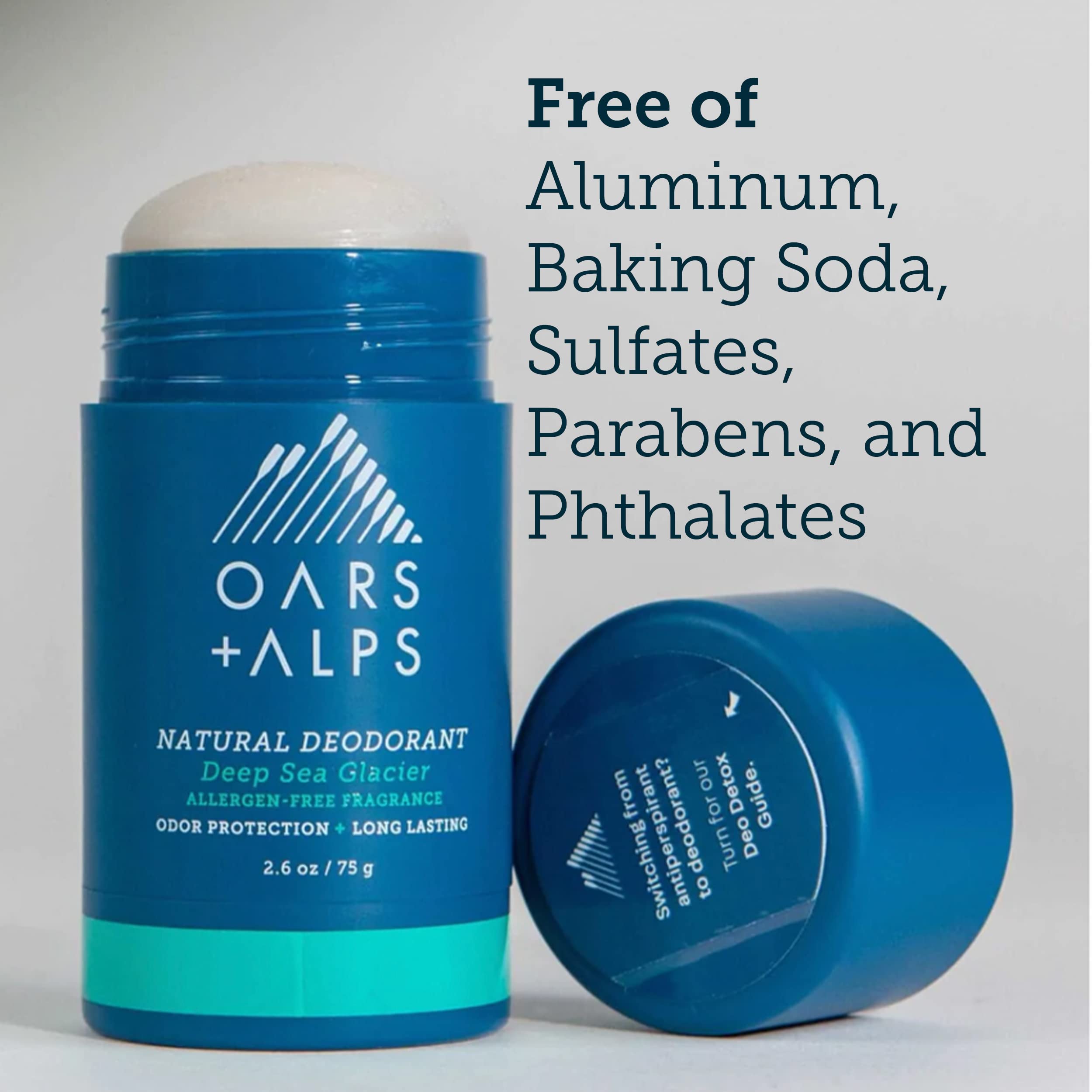 Foto 7 pulgar | Desodorante Oars + Alps, Sin Aluminio, Deep Sea Glacier, 75 Ml, Paquete De 2 - Venta Internacional.