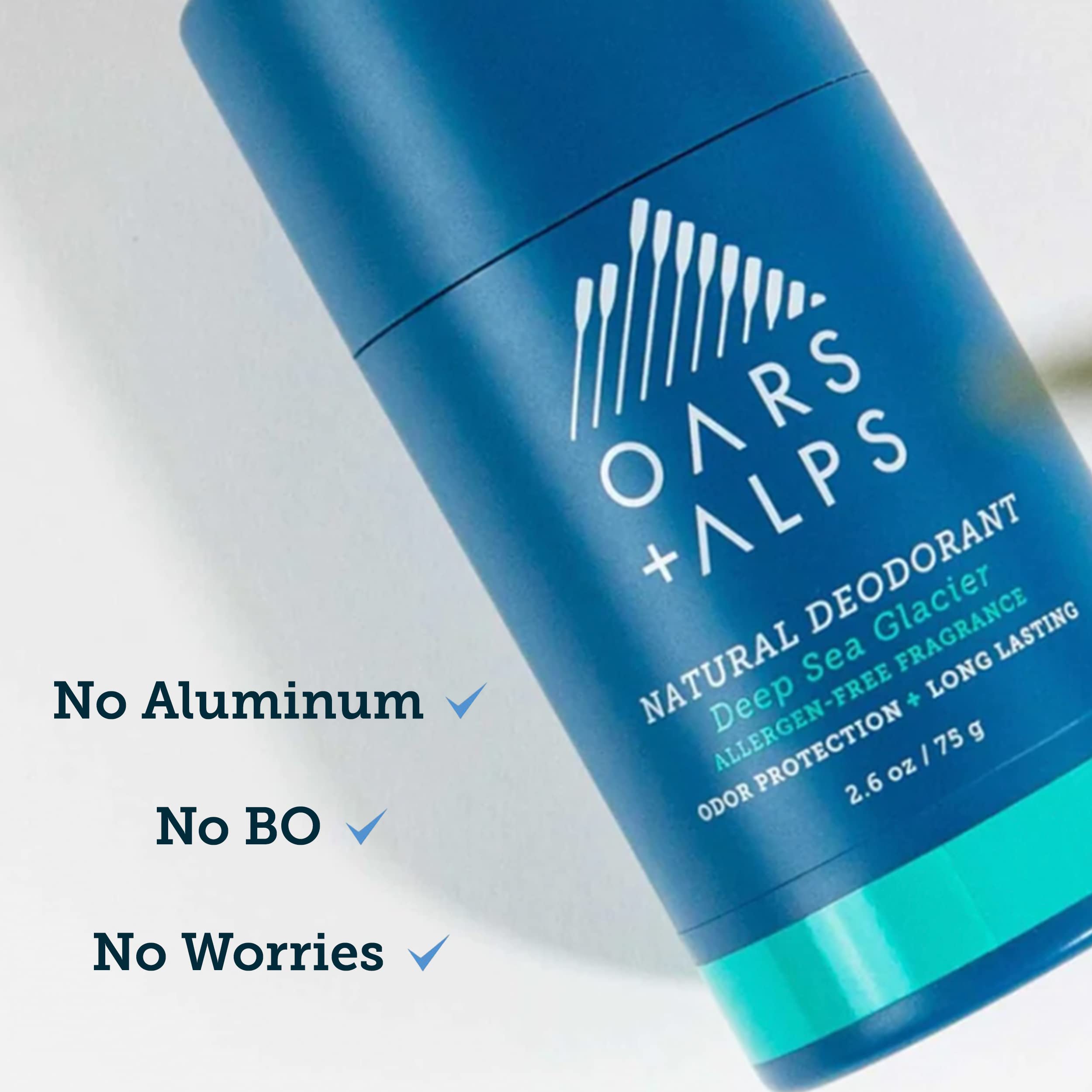 Foto 4 | Desodorante Oars + Alps Sin Aluminio, 75 Ml, Deep Sea Glacier - Venta Internacional.