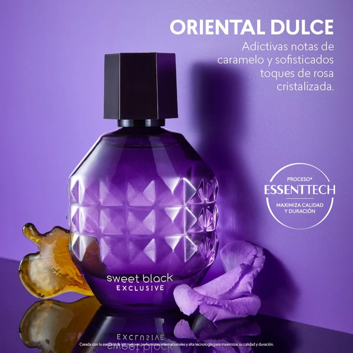 Foto 5 pulgar | Perfume Sweet Black Exclusive Eau De Parfum Colonia Para Dama Cyzone 50ml