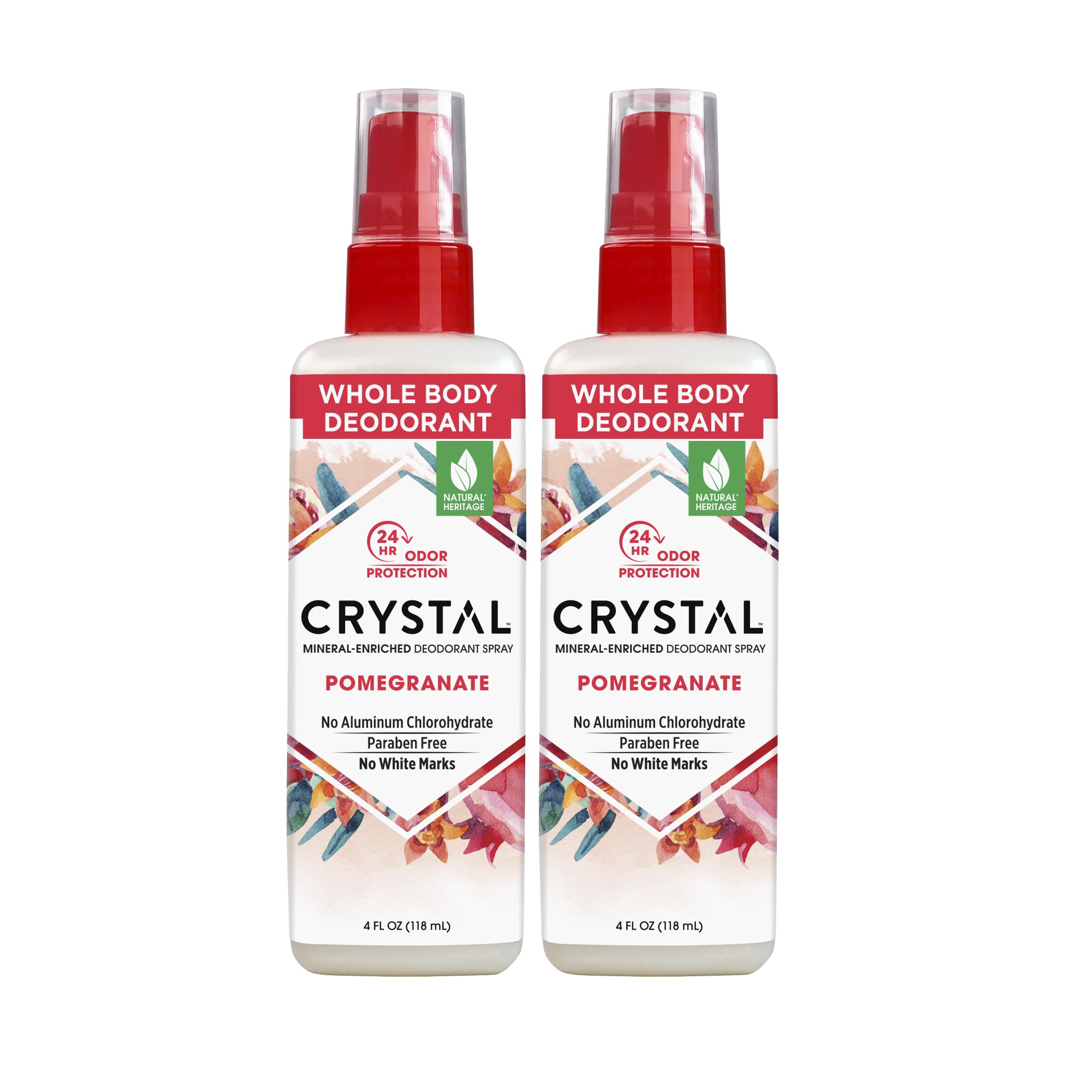 Foto 2 pulgar | Desodorante En Aerosol Crystal Mineral Pomegranate, 120 Ml, Paquete De 2 - Venta Internacional.