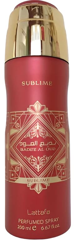 Foto 2 pulgar | Spray Desodorante Perfumado Lattafa Bade'e Al Oud Sublime, 200 Ml, Unisex - Venta Internacional.