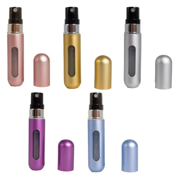 Foto 2 pulgar | Perfumero Xtellar Recargable De Viaje 5 Pack Kit De Botellas de 5 colores diferentes