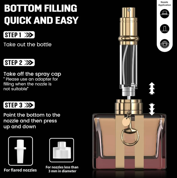 Foto 4 pulgar | Mini Xtellar Atomizador Para Perfume Capsula Viaje Portable