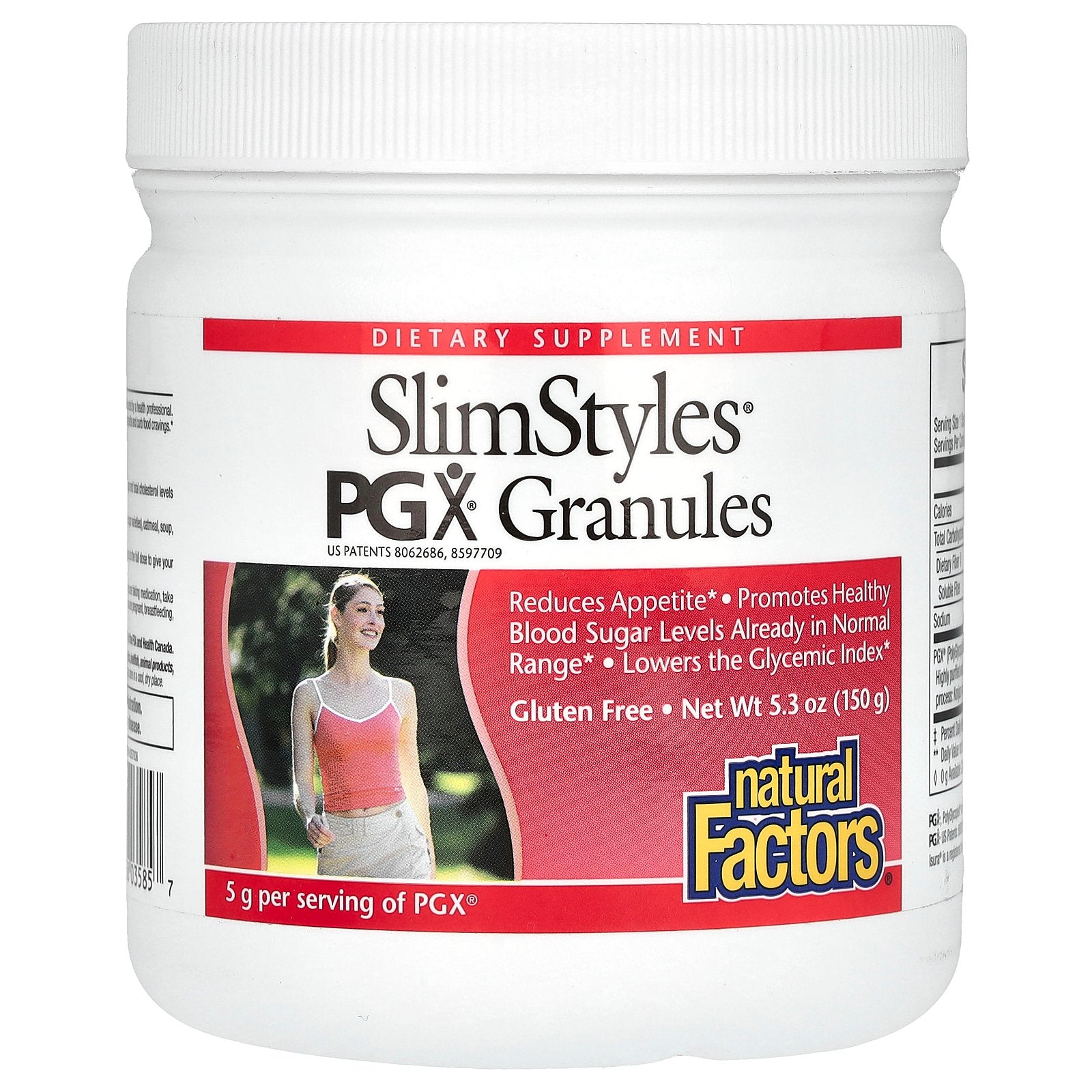Foto 2 pulgar | Suplemento Natural Factors Slimstyles Pgx Granules 150 G - Venta Internacional.