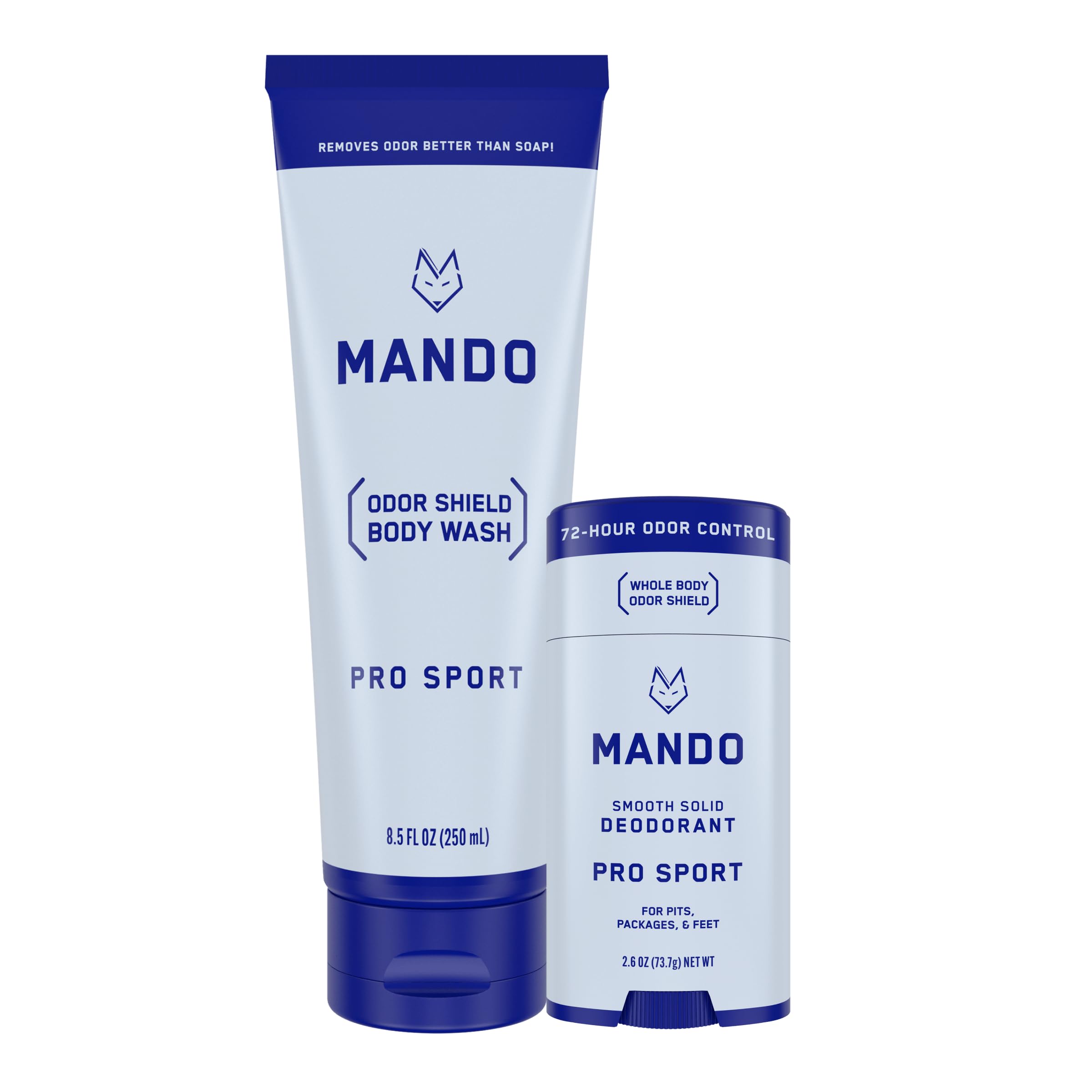 Foto 2 pulgar | Desodorante Stick + Body Wash Mando Smooth Solid (75 Ml/250 Ml) - Venta Internacional.