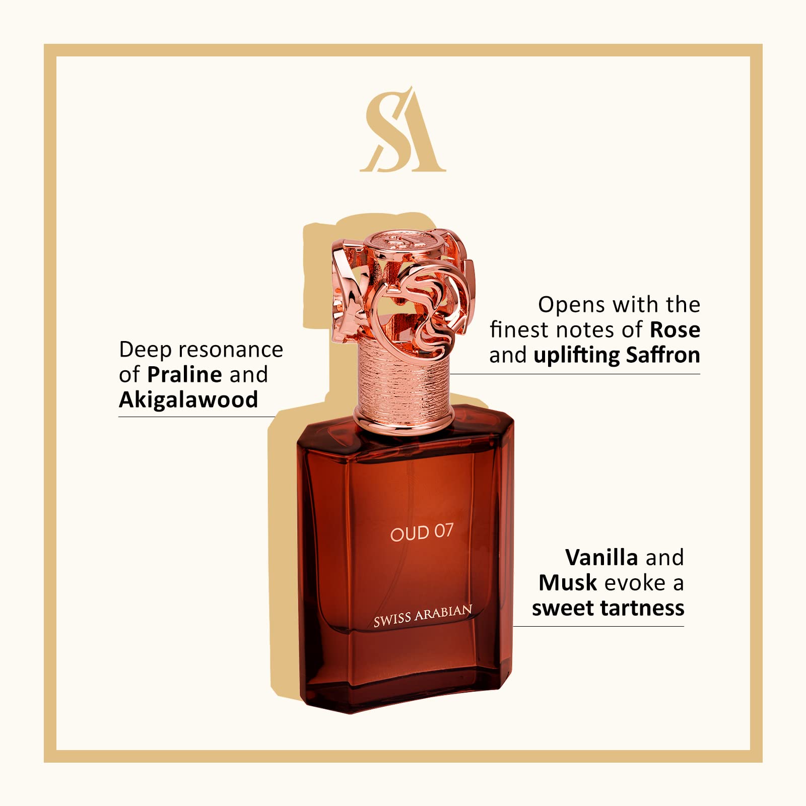 Foto 2 | Perfume Swiss Arabian Oud 07 Eau De Parfum Para Mujer, 50 Ml - Venta Internacional.