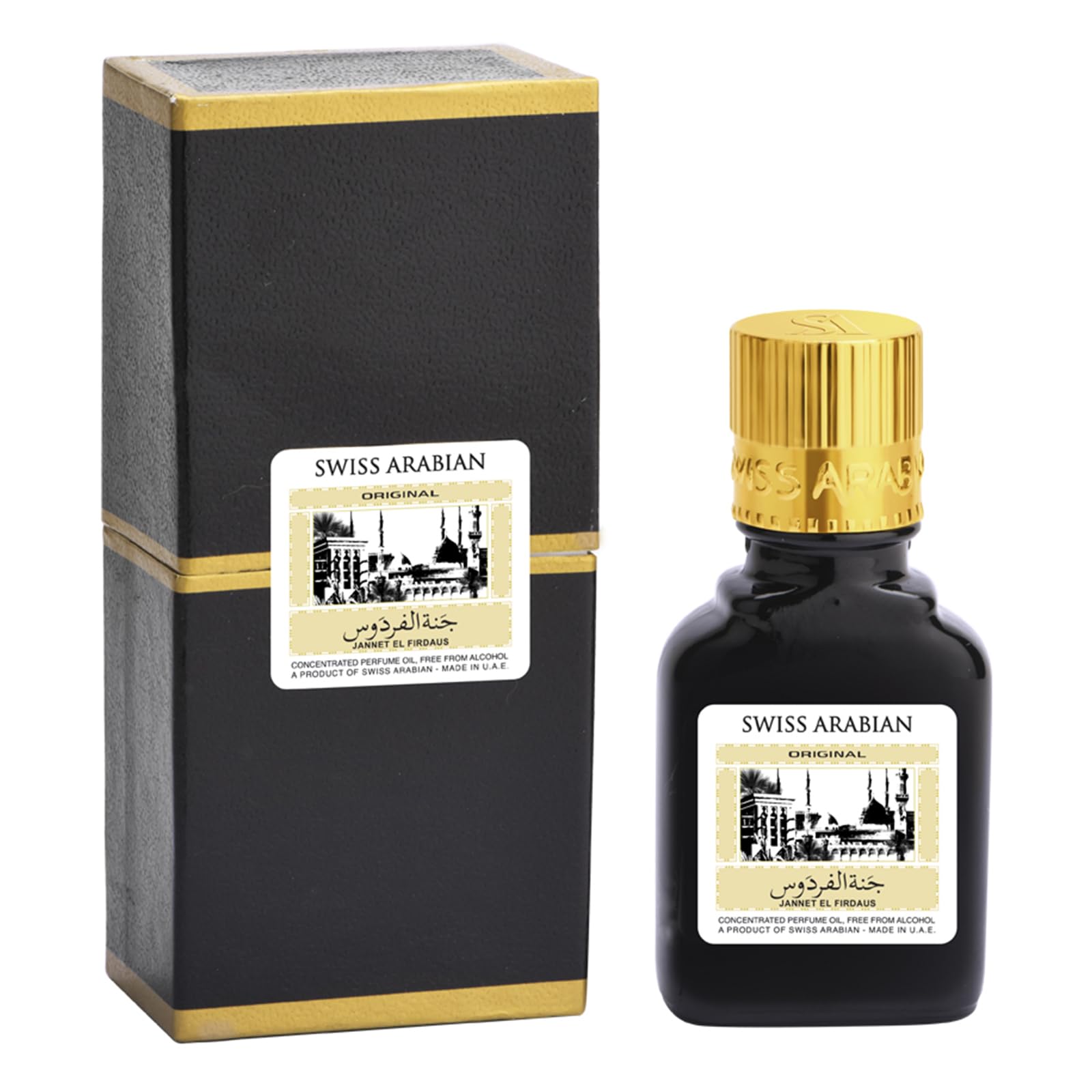 Foto 5 | Perfume Árabe Suizo Jannet El Firdaus Negro, 9 Ml, Unisex - Venta Internacional.