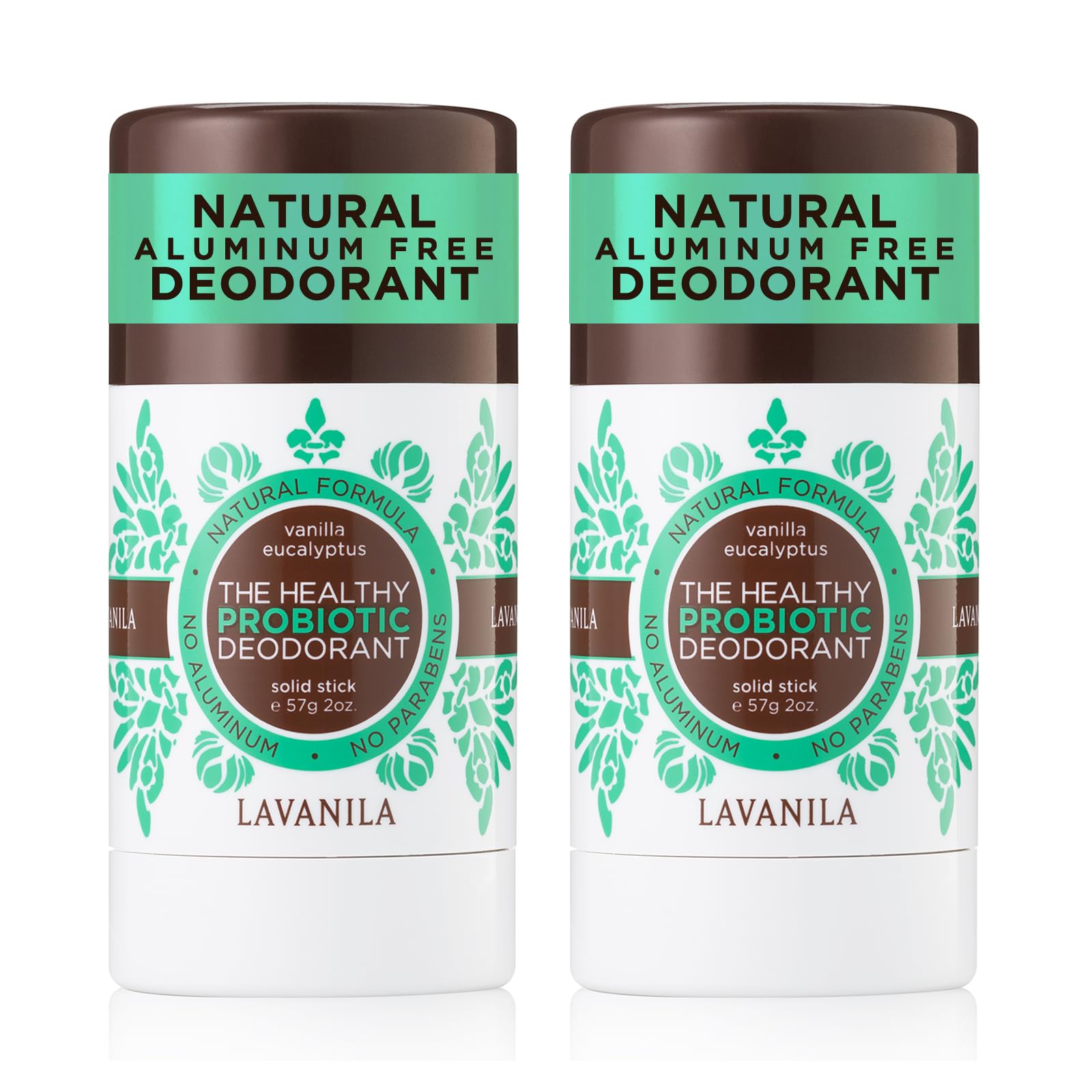Foto 1 | Desodorante Lavanila, Vainilla Y Eucalipto, Sin Aluminio, 60 Ml, Paquete De 2 - Venta Internacional.