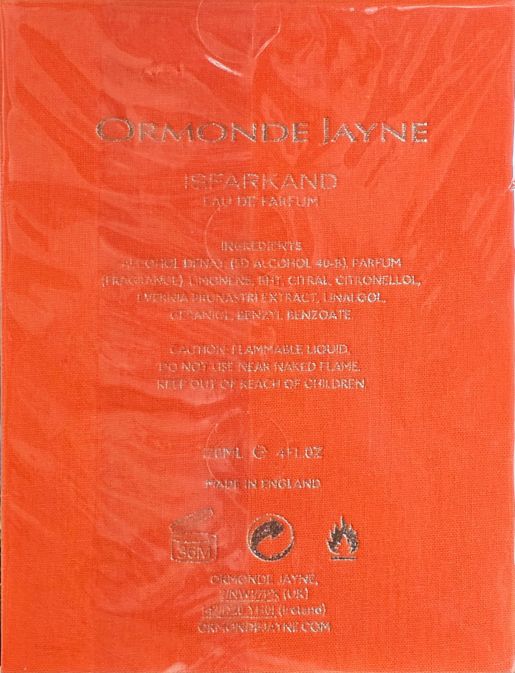 Foto 2 | Perfume Ormonde Jayne Isfarknd Eau De Parfum 120 Ml Para Hombre - Venta Internacional.