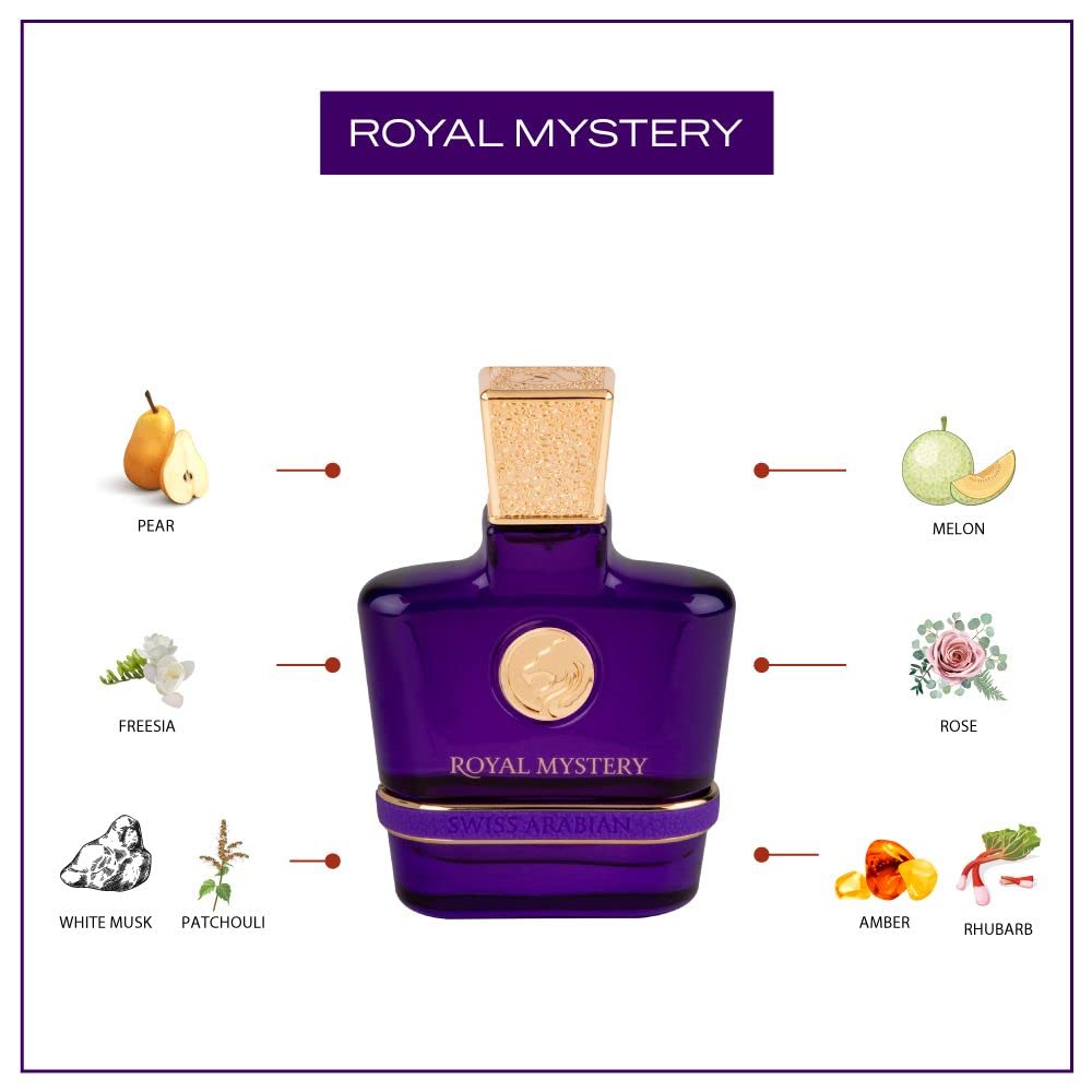 Foto 6 pulgar | Perfume Swiss Arabian Royal Mystery Eau De Parfum, 100 Ml - Venta Internacional.