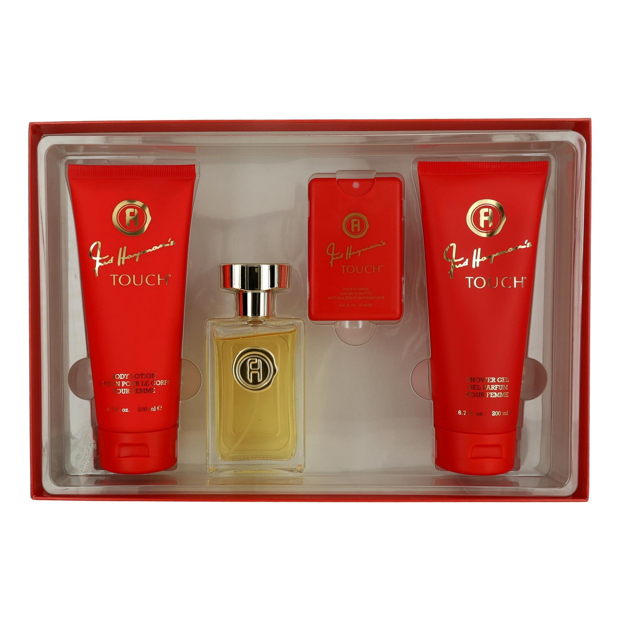 Foto 2 pulgar | Set De Regalo De Perfume Fred Hayman Touch Para Mujer, 4 Piezas - Venta Internacional.